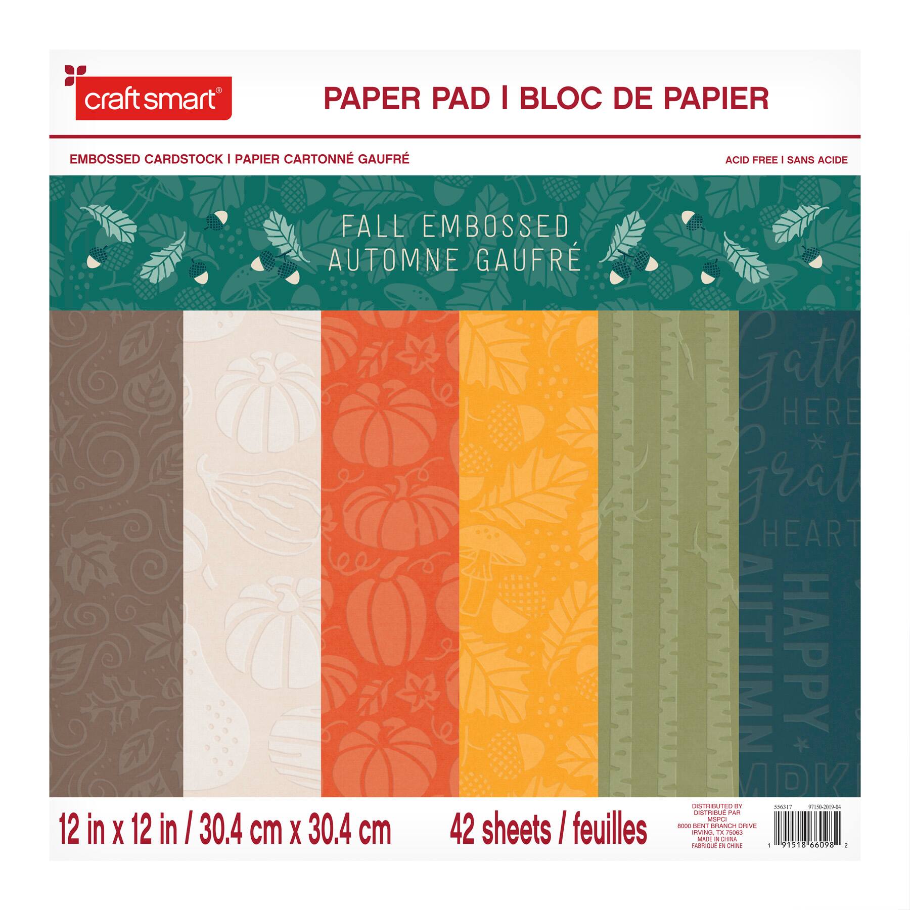 Shop for the Fall Embossed Paper Pad By Recollections™ at Michaels