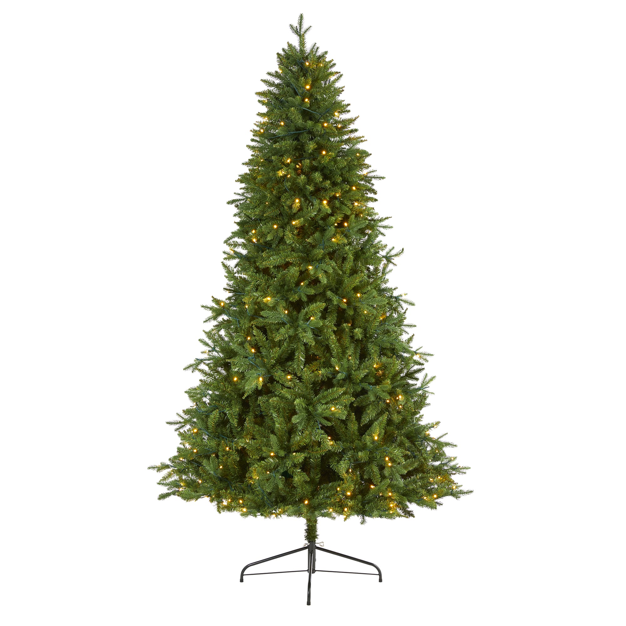 7ft. Pre-Lit New Hampshire Fir Artificial Christmas Tree, Clear LED Lights