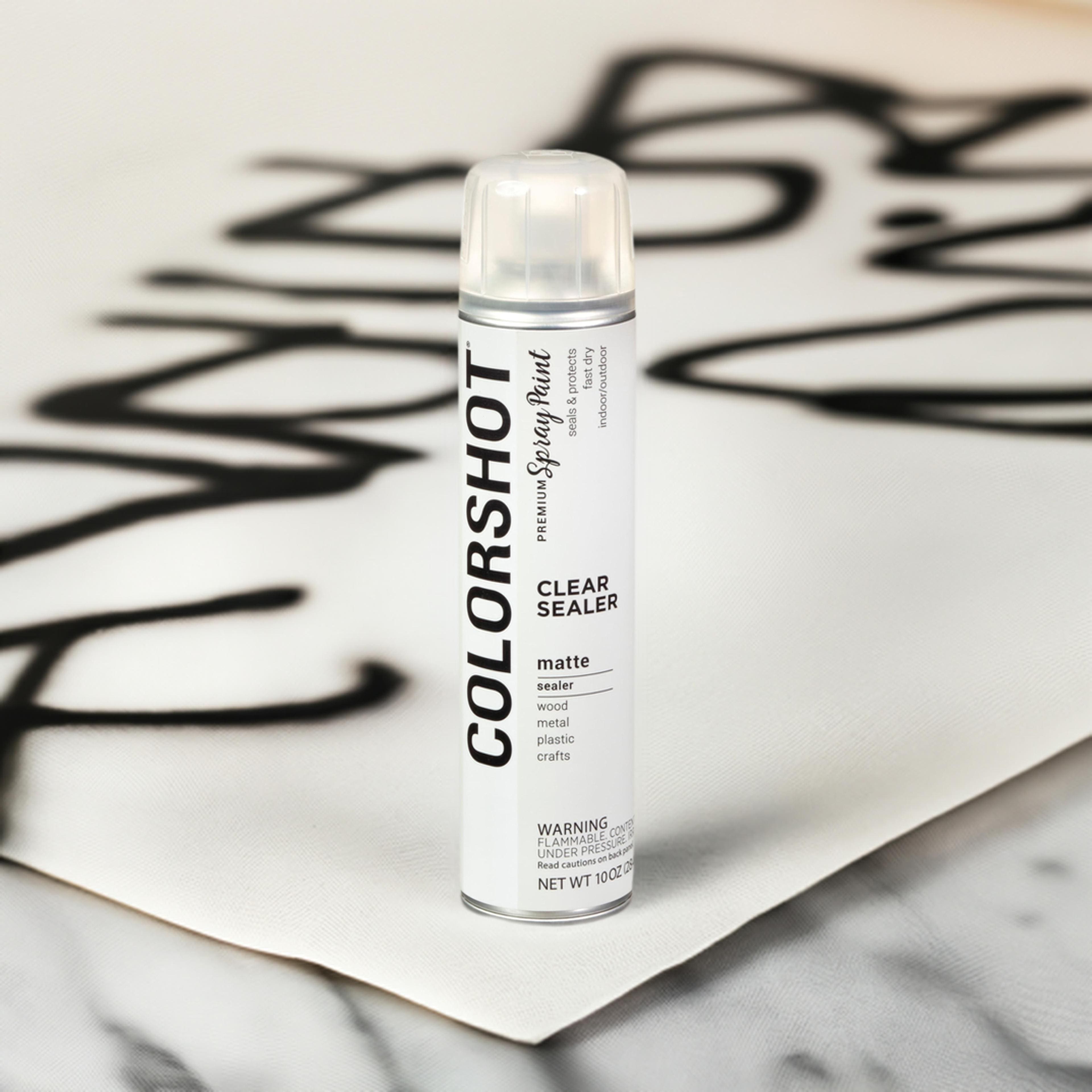 COLORSHOT&#xAE; Clear Sealer Matte Spray Paint