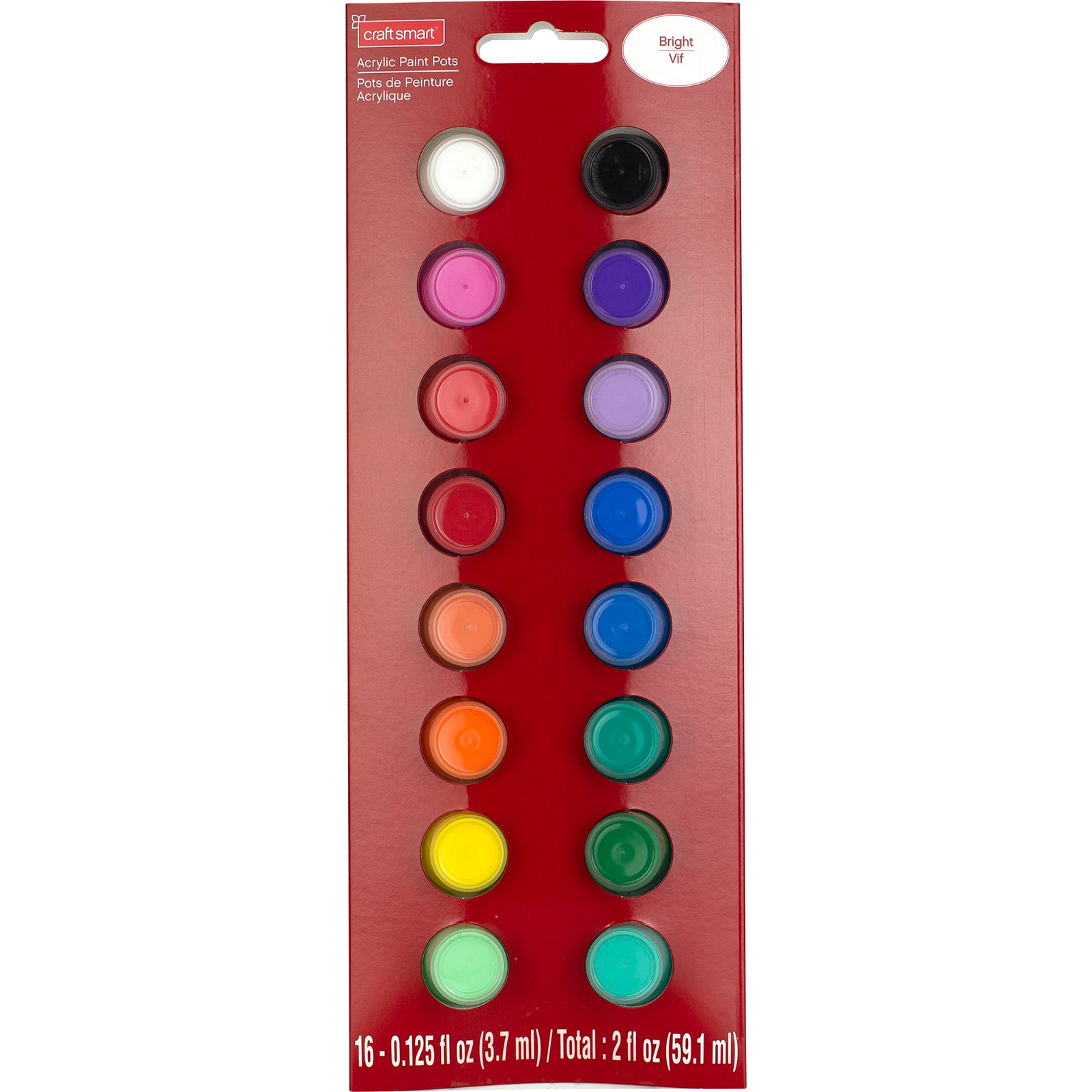 Bright Acrylic Paint Pot Set by Craft Smart®