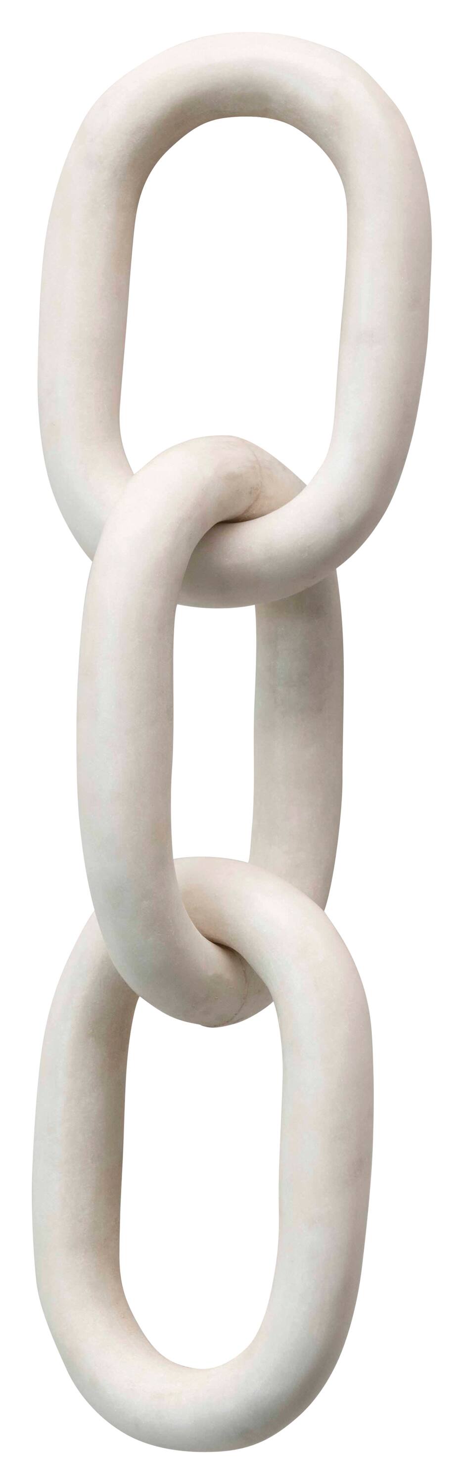 Hello Honey® 13" Decorative Marble Chain Link Figurine