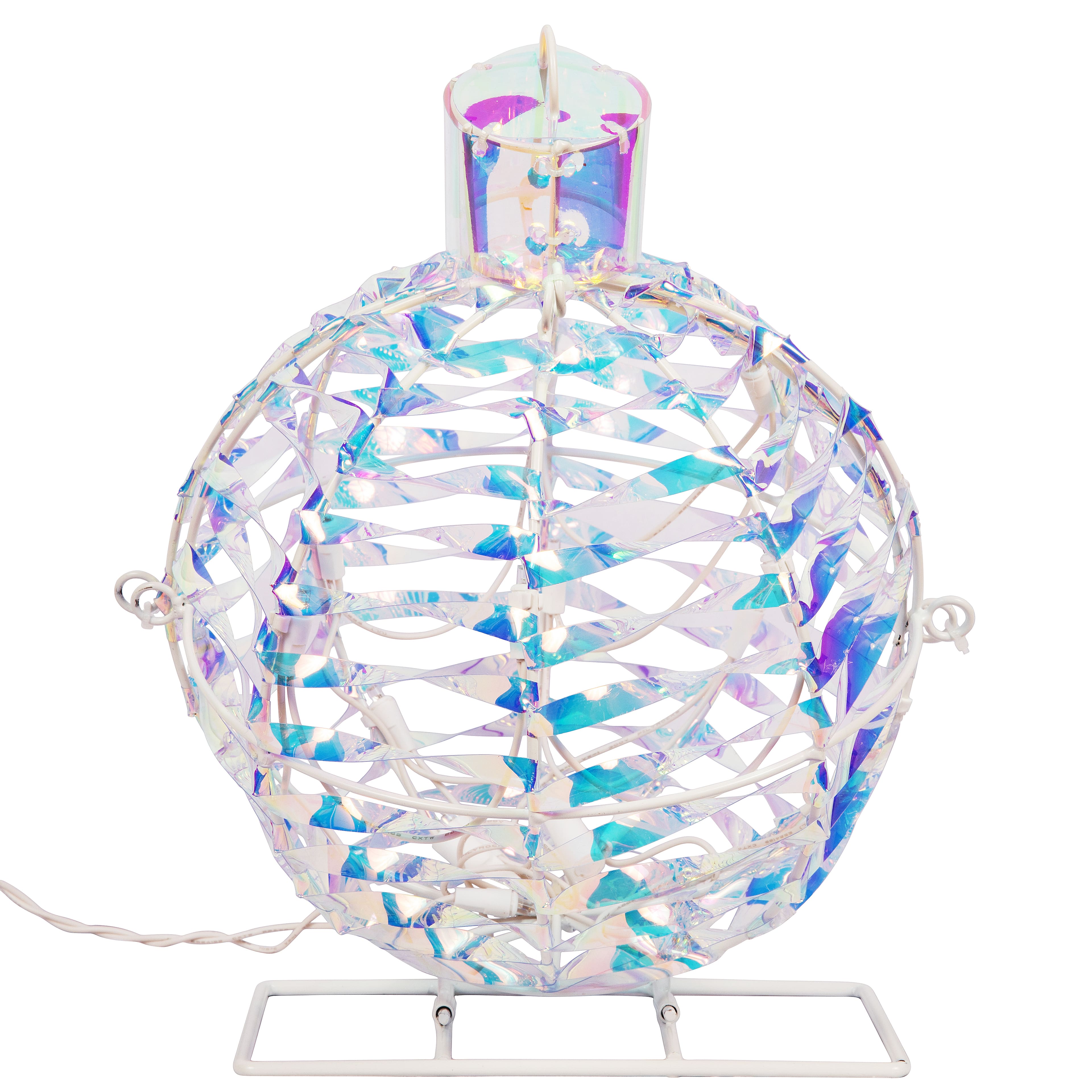 3ct. Lighted Iridescent Ornaments by Ashland&#xAE;