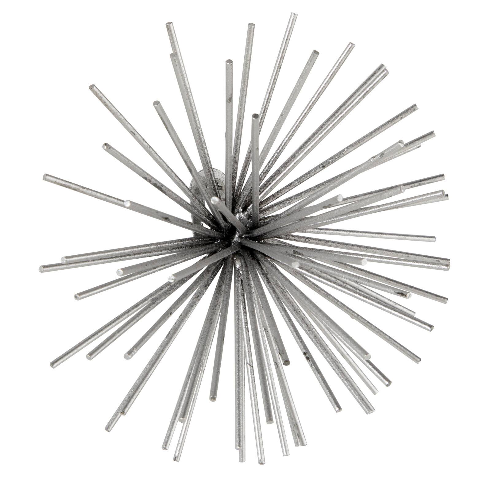 CosmoLiving by Cosmopolitan Silver Tin Contemporary Abstract Wall Decor Set