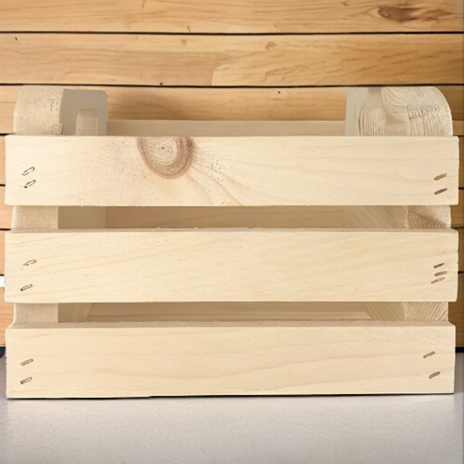 Wilson&#xAE; Enterprises 8&#x22; x 7&#x22; x 5.5&#x22; Pine Handle Crates, 2ct.