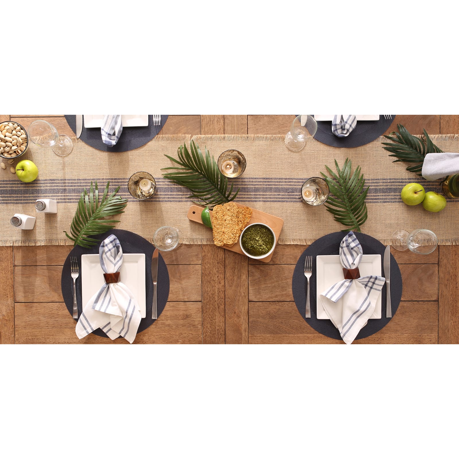 DII&#xAE; Round Double Frame Placemats, 6ct.