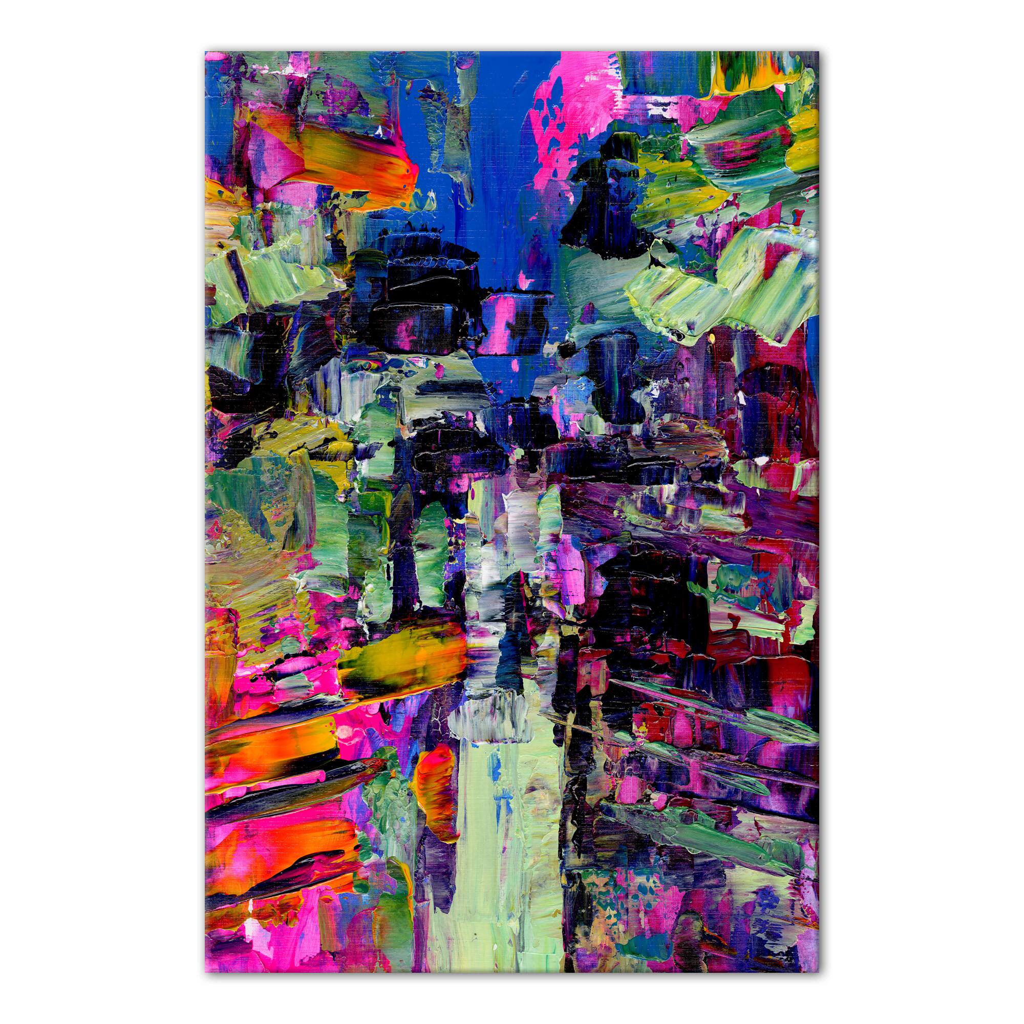 Bright Neon 24" x 36" Canvas Wall Art