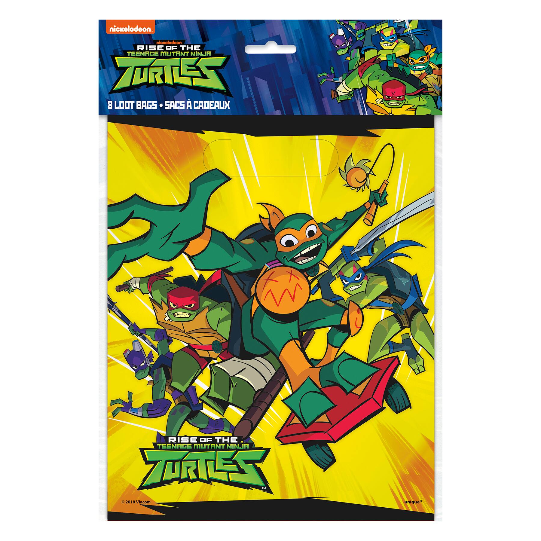 Ninja Turtles Birthday Favor Bags Ninja Turtles Party Favors