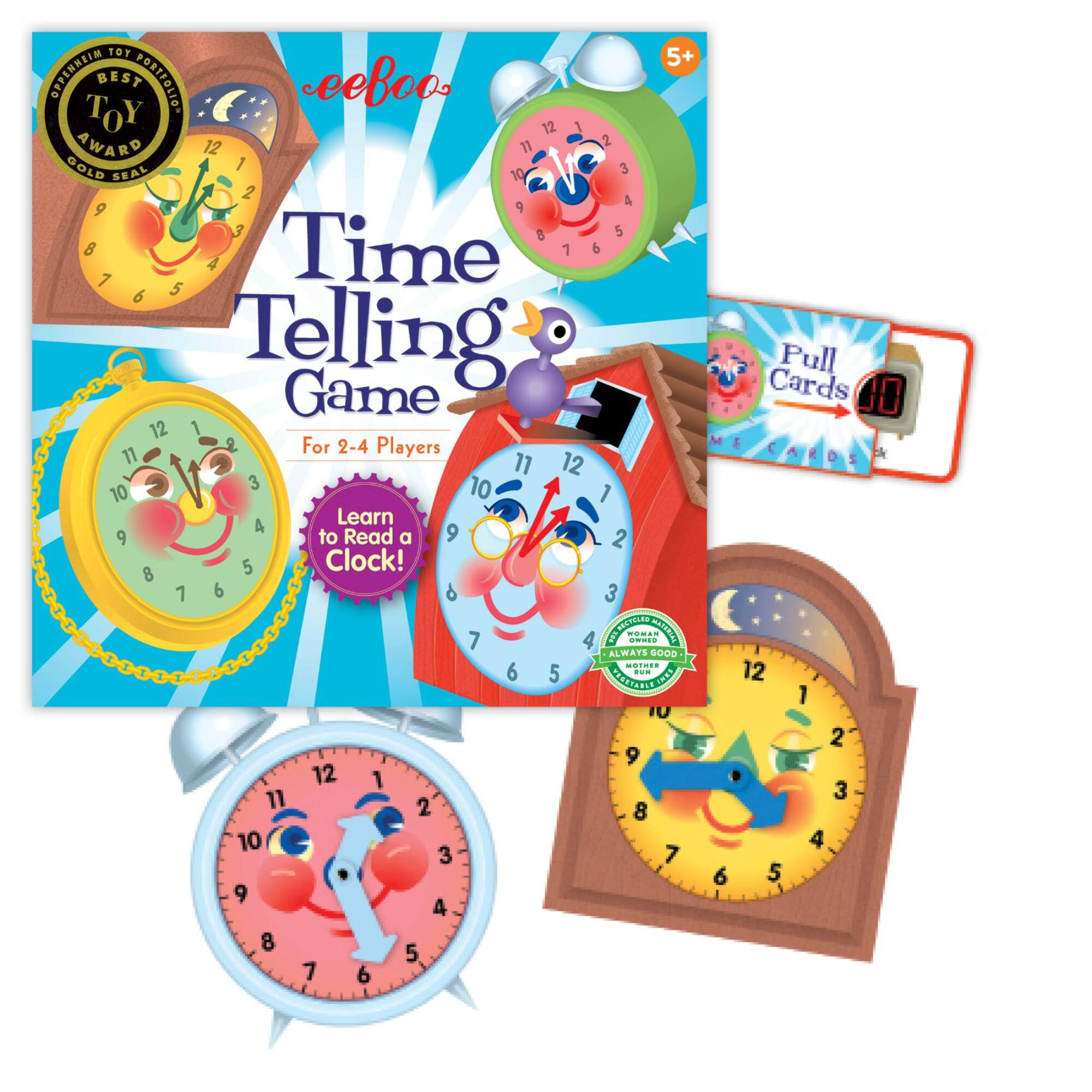 eeBoo Time Telling Game