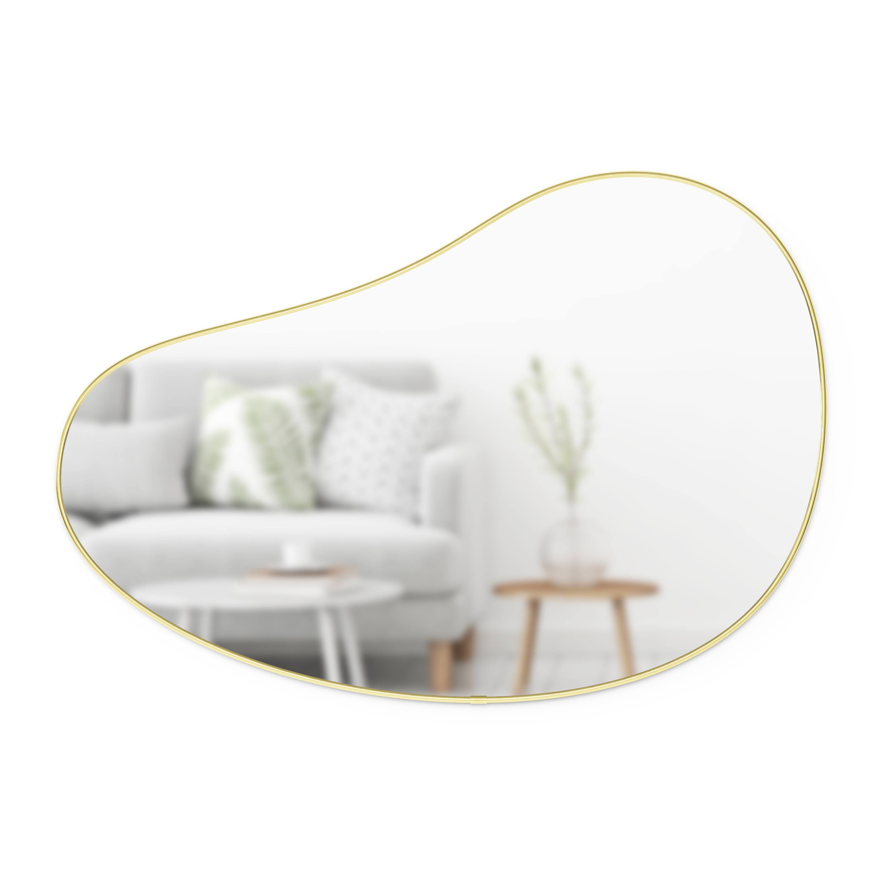 Umbra 36" Brass Hubba Pebble Mirror