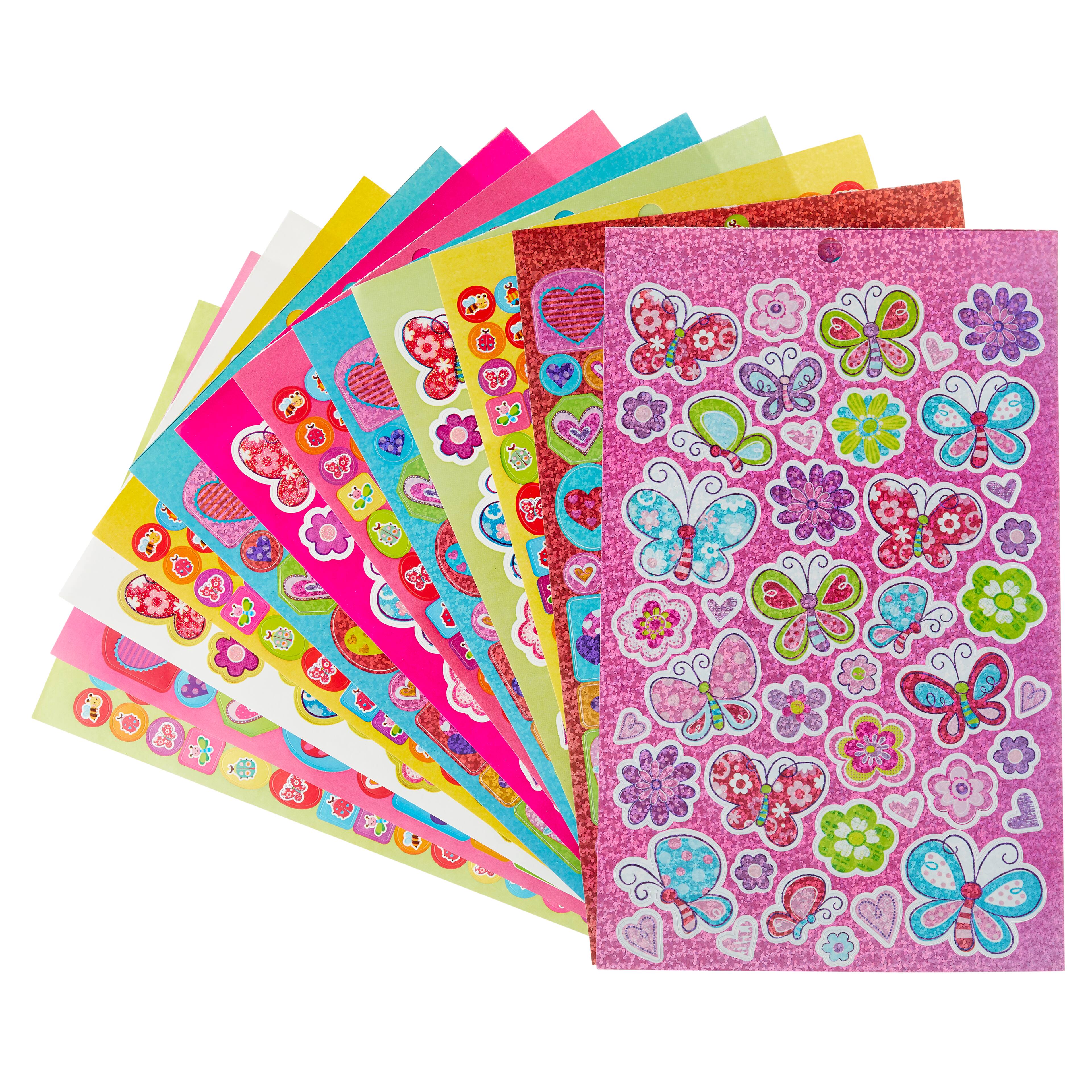 12 Pack: Butterflies Teacher Sticker Book by Recollections&#x2122; 