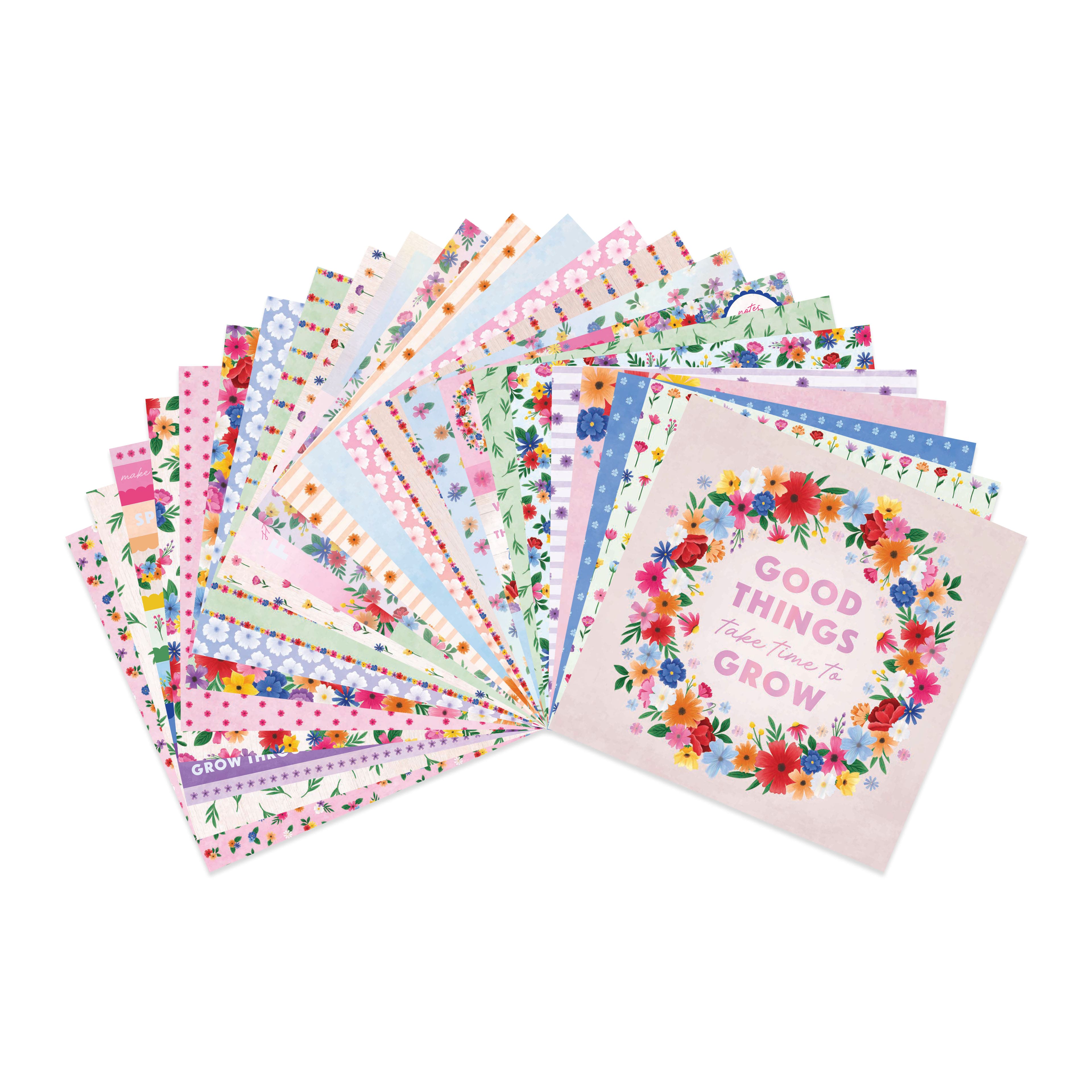 Craft Smith 12&#x22; x 12&#x22; Wildflower Sketches Paper Pad, 48 Sheets