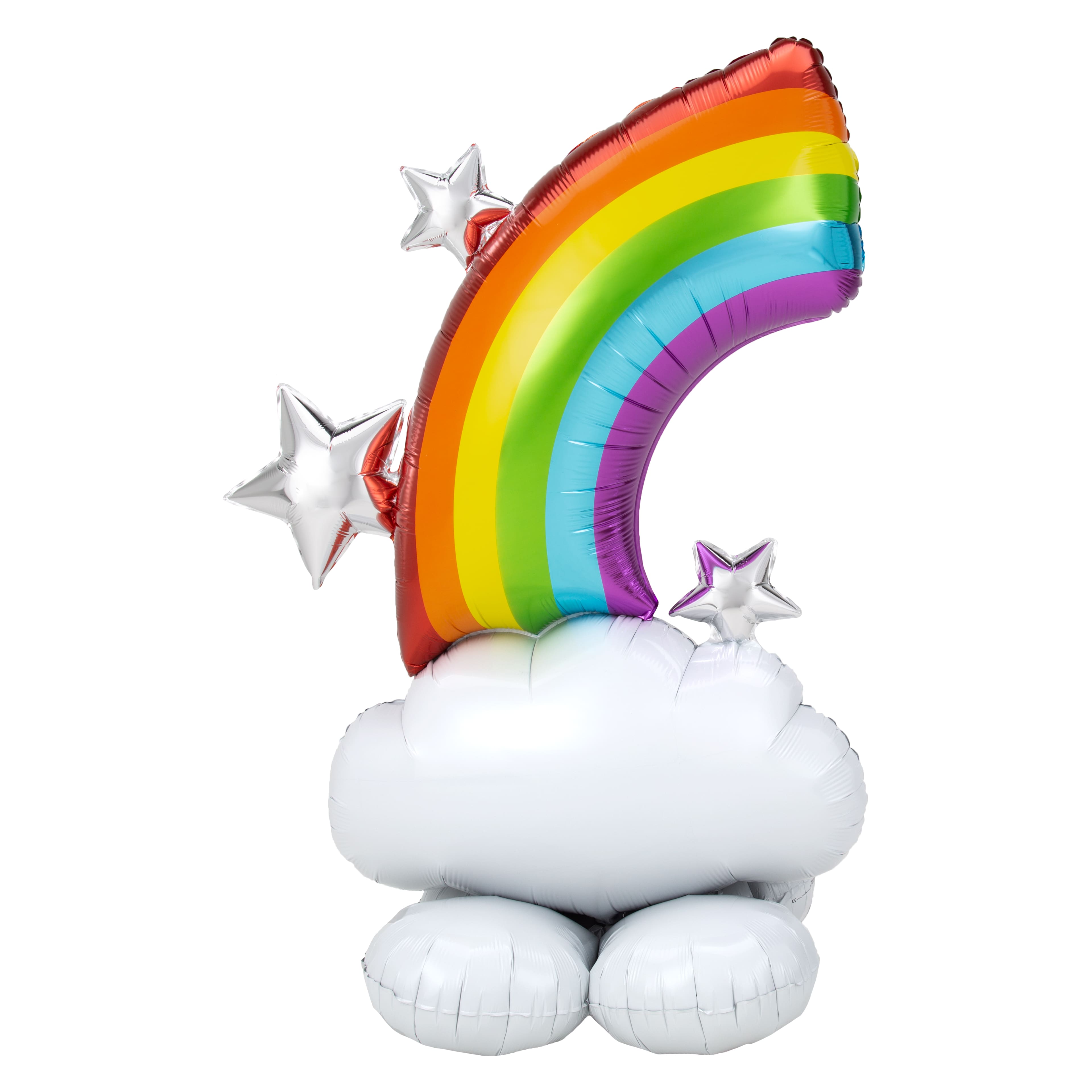 AirLoonz&#xAE; 52&#x22; Rainbow Foil Balloon
