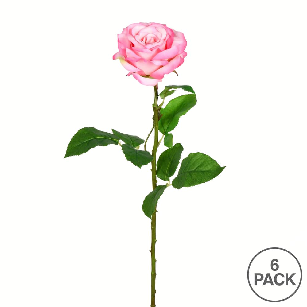 Pale Pink Rose Stem, 6ct.