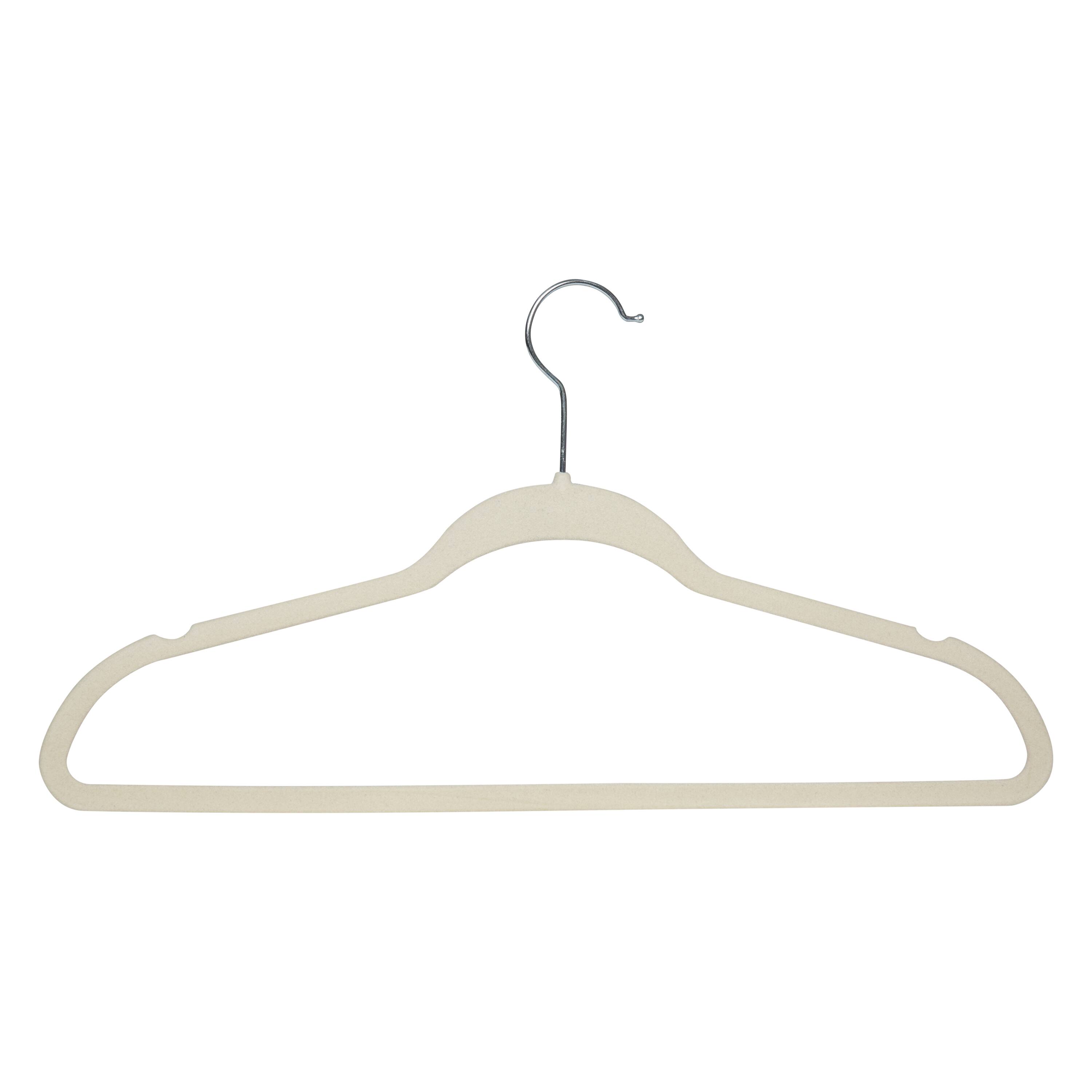 Simplify Super Slim Velvet Huggable Hangers, 10ct.