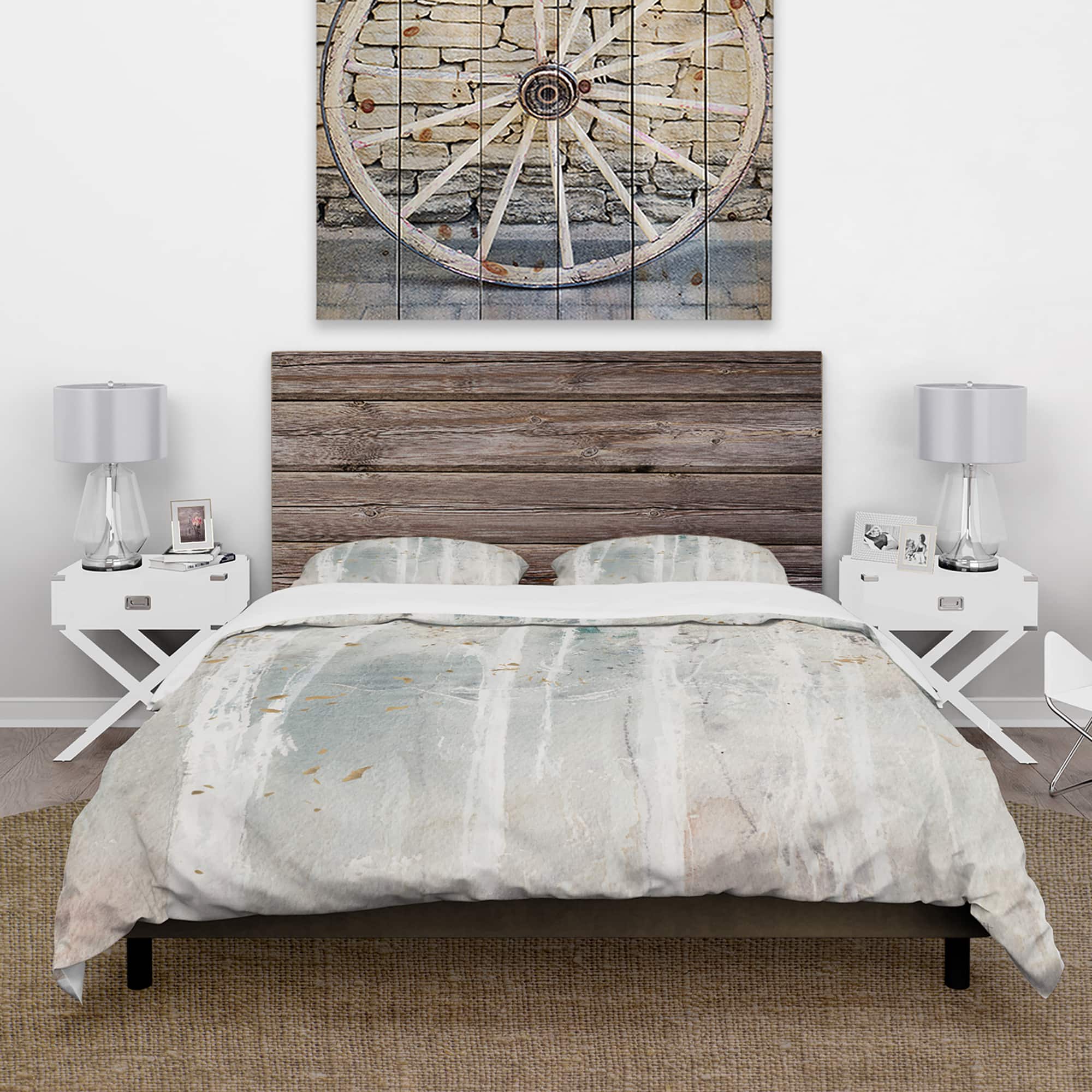 Designart &#x27;Carbon Loft Gigliotti Farmhouse Bedding Set