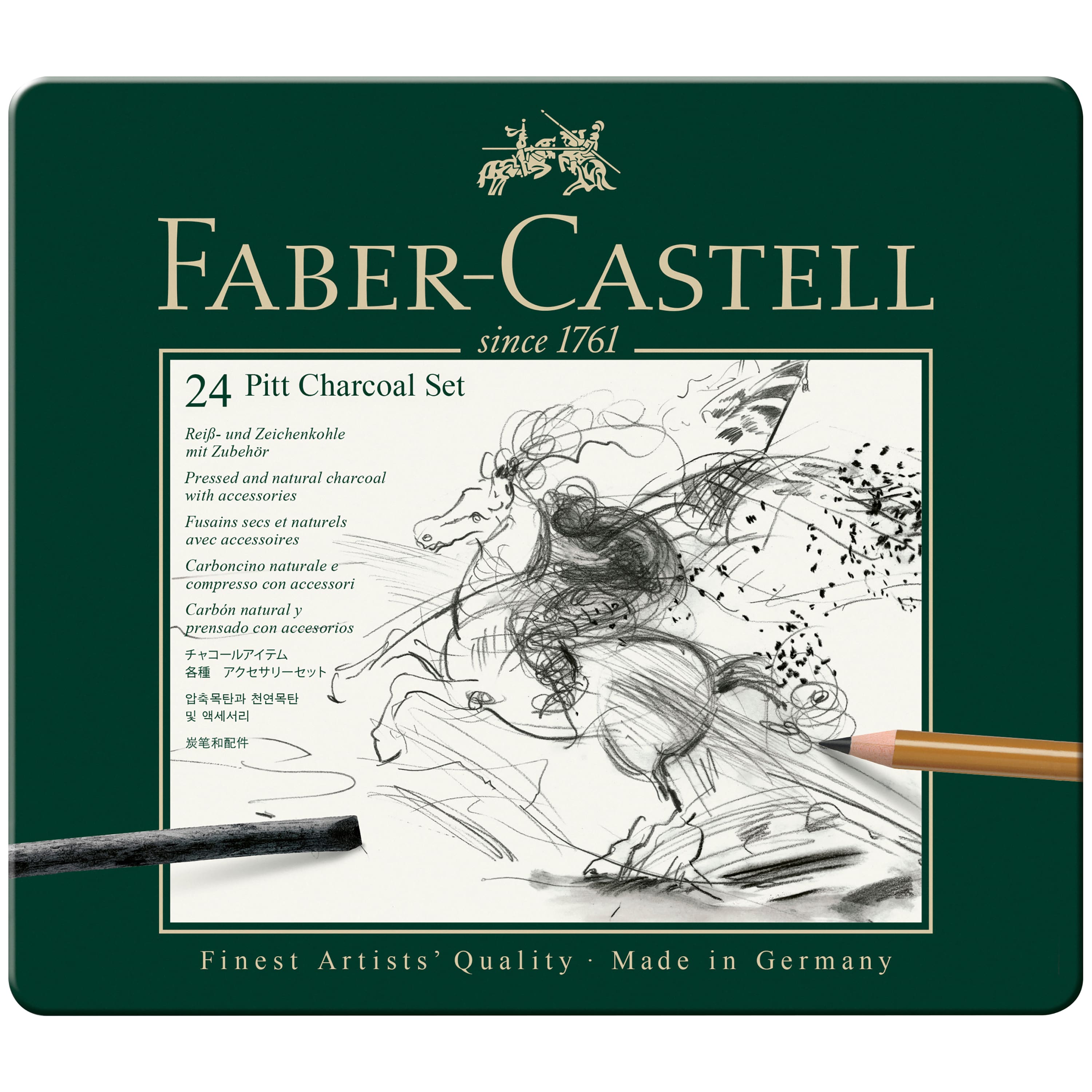 Faber-Castel Pitt Charcoal 24-Piece Set