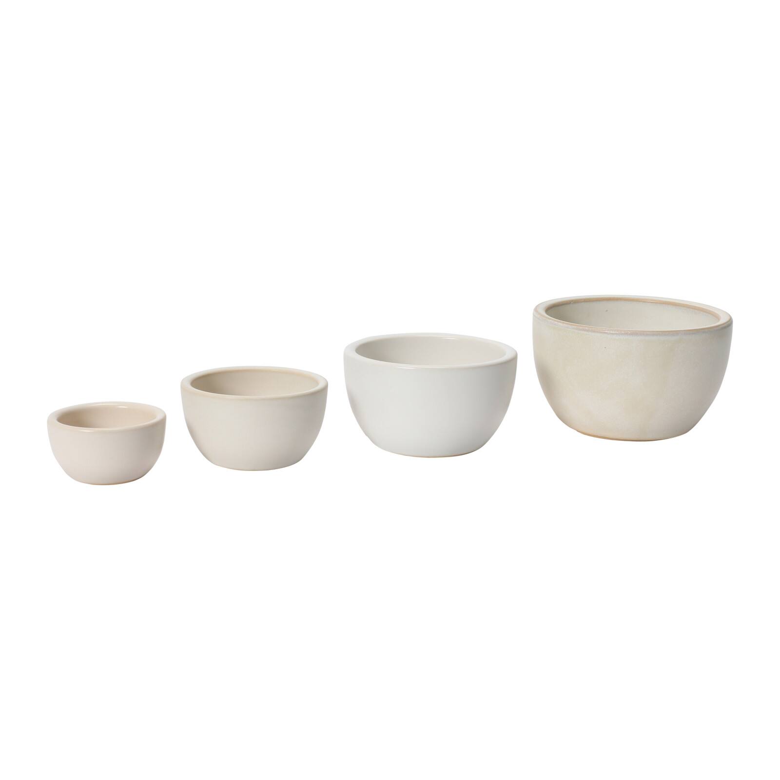 Hello Honey® White Stoneware Nesting Bowls Set