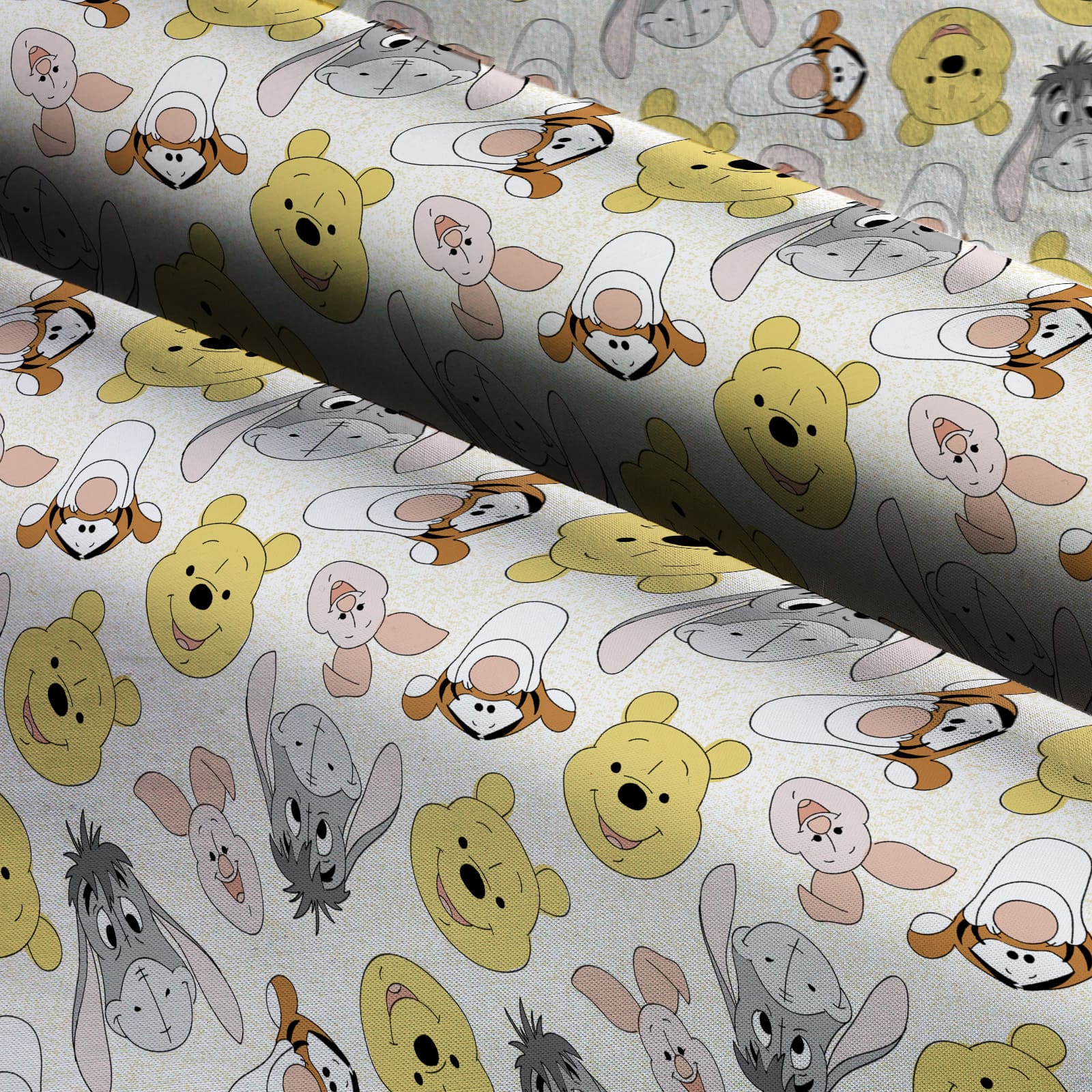Disney Pooh &#x26; Friends Tossed Cotton Fabric