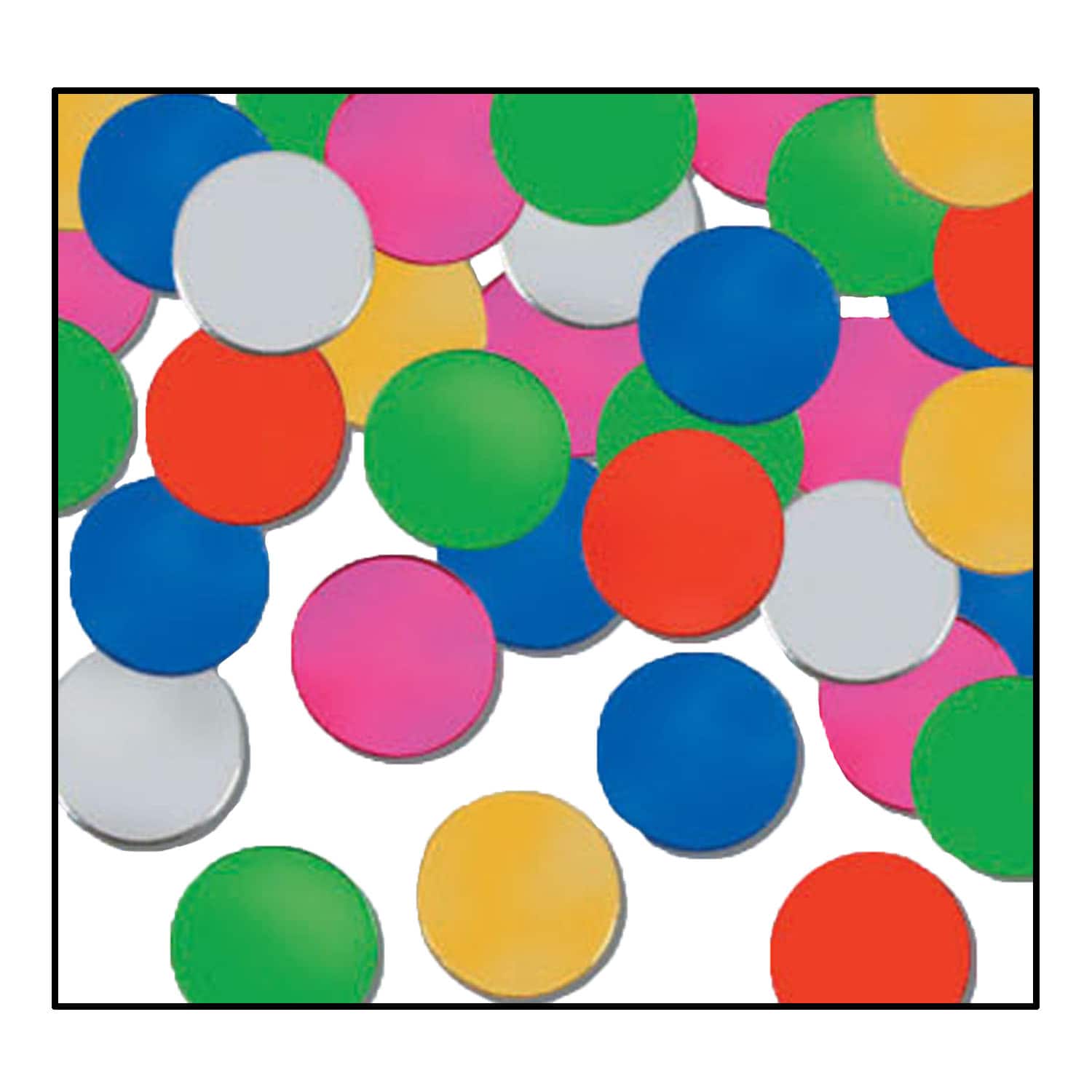 Beistle 1oz. Multicolor Fanci-Fetti Dots, 3ct.