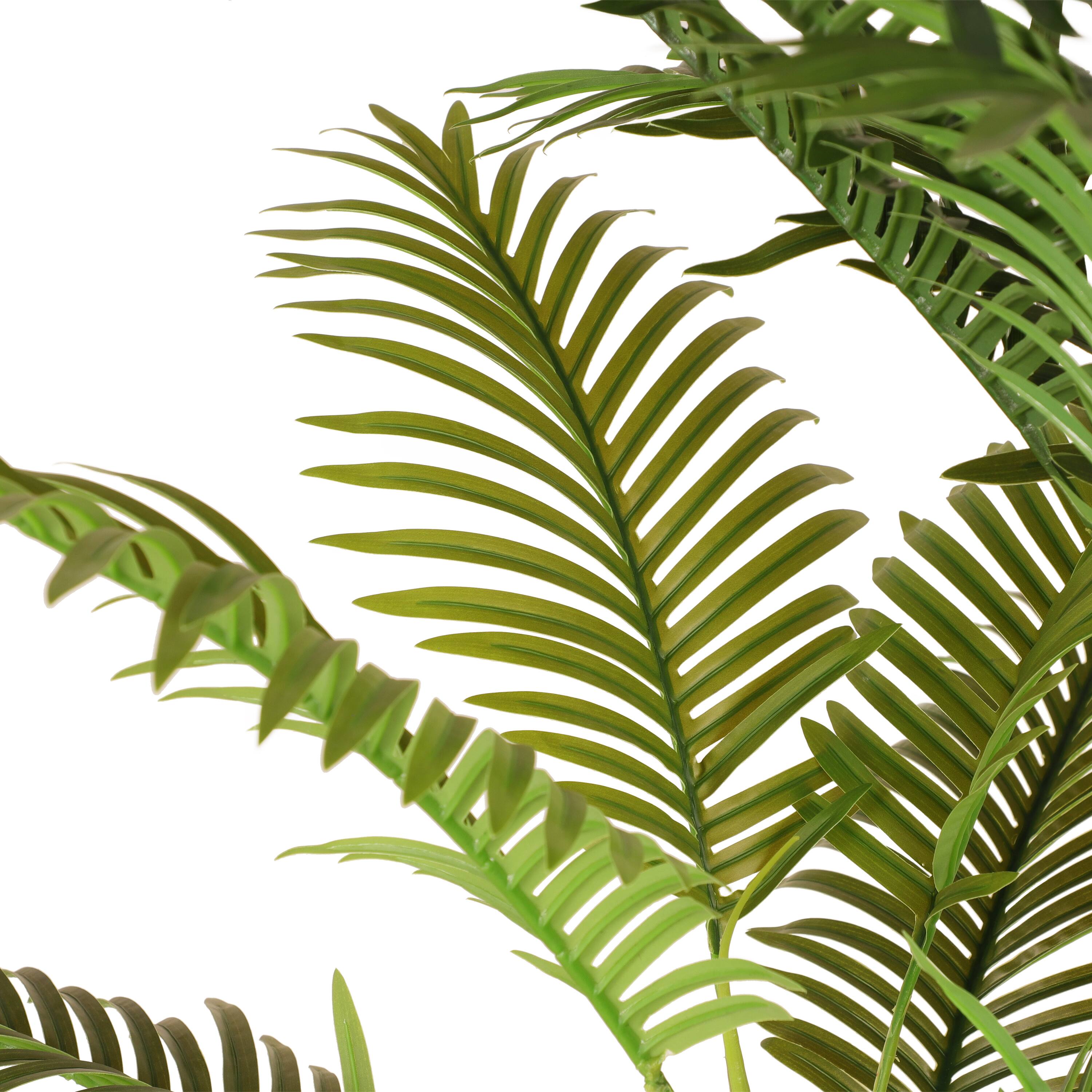 6ft. Artificial Areca Palm Tree in White Decorative Pot