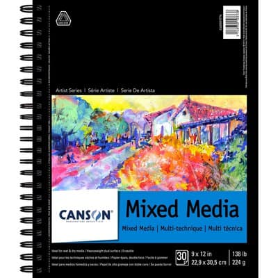 Canson® Artist Series Mix Media Book in White | 9" x 12" | Michaels®