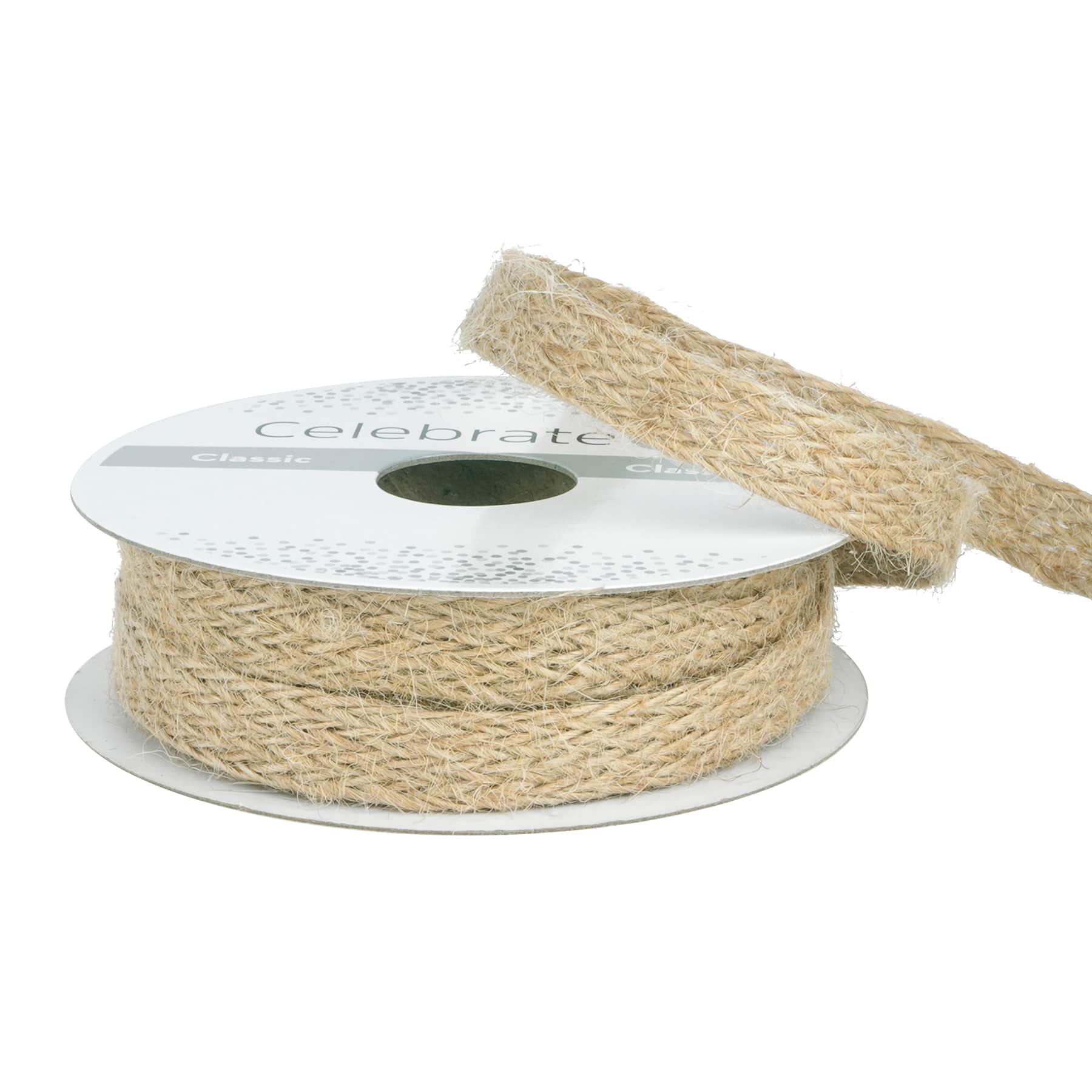 7/16&#x22; x 7yd. Jute Ribbon by Celebrate It&#xAE;