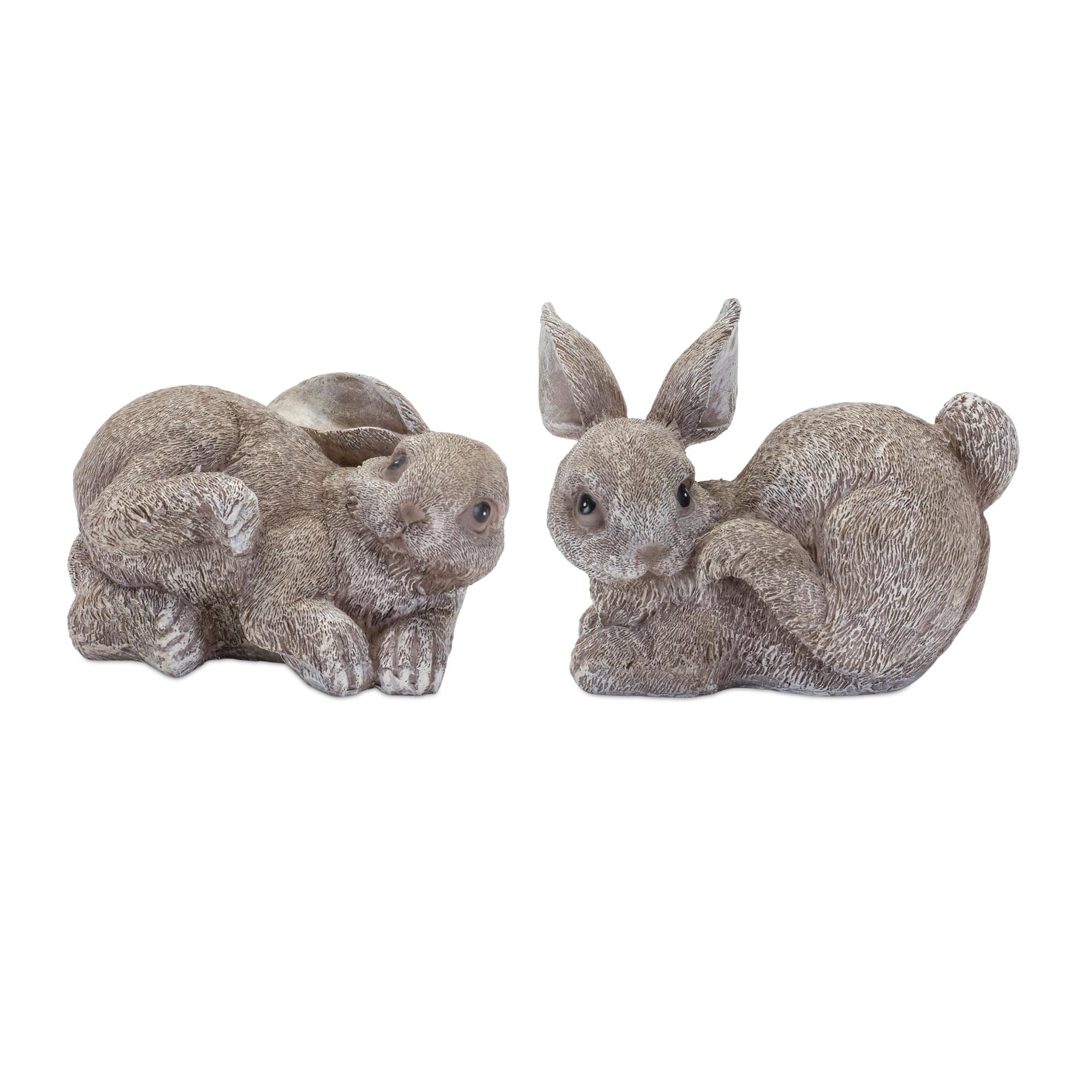Lounging Bunny Figurine Set