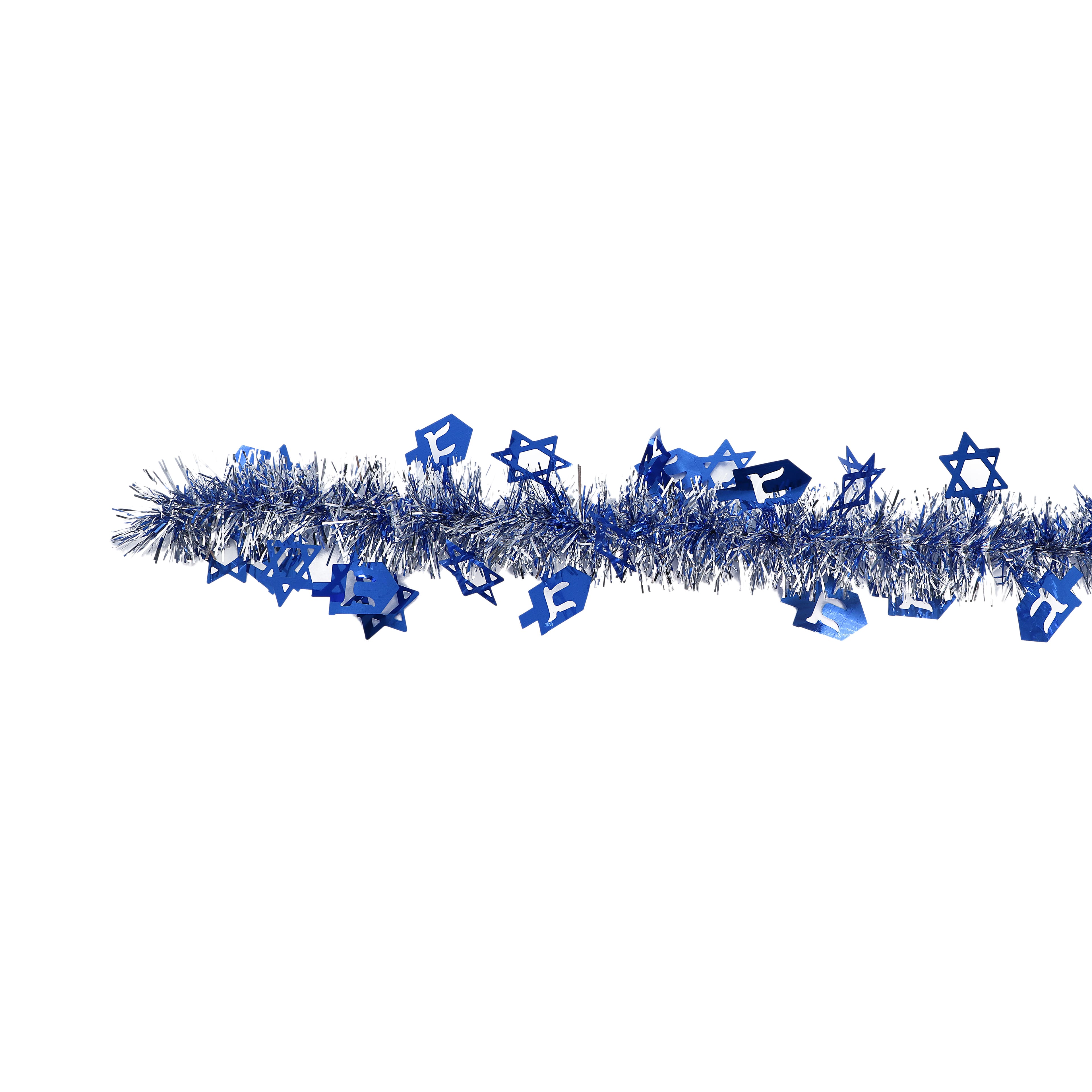 Assorted 12ft. Hanukkah Tinsel Garland by Ashland&#xAE;, 1pc.