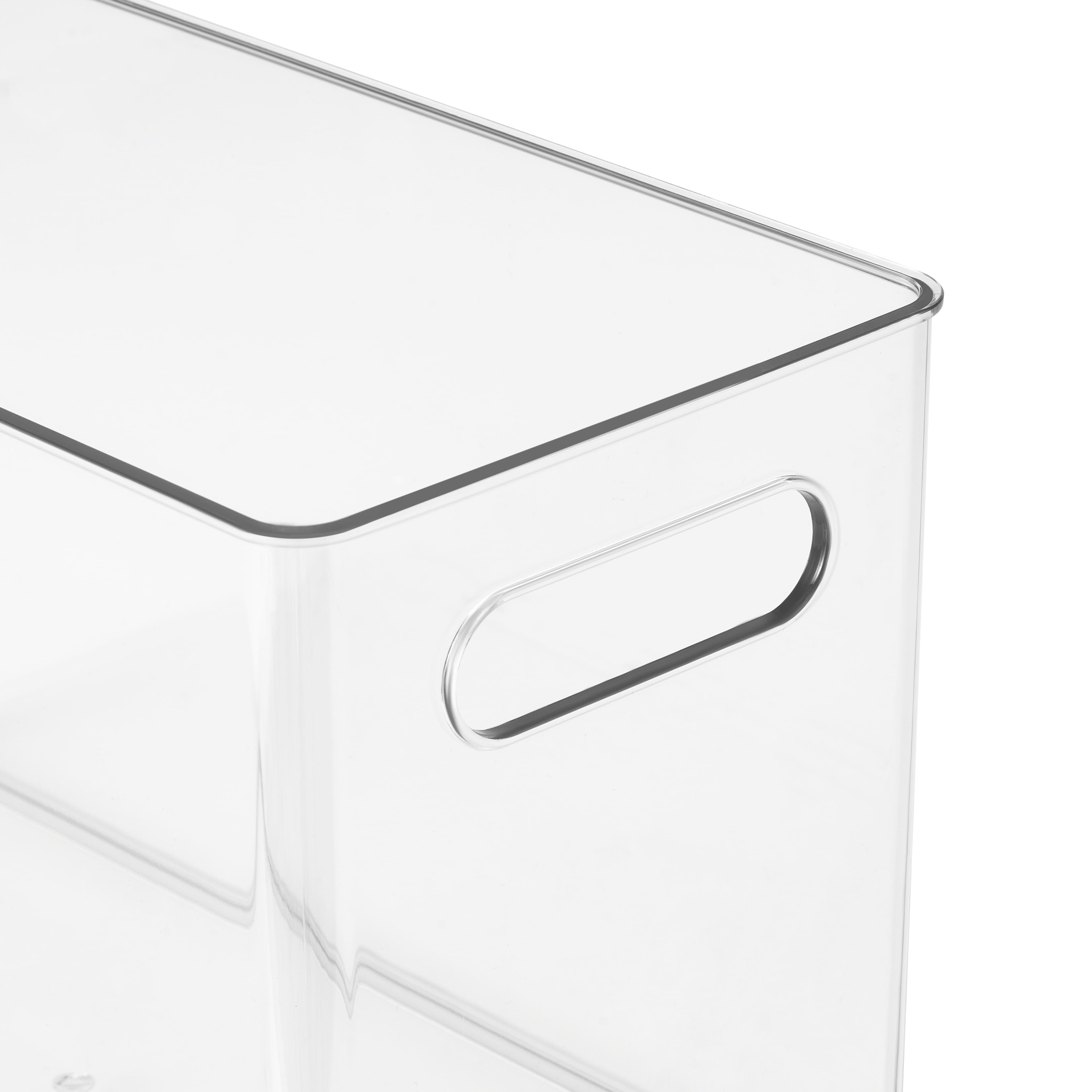 Contenant de rangement transparent avec poignées de 33 cm x 16,5 cm d’Ordonnez simplement