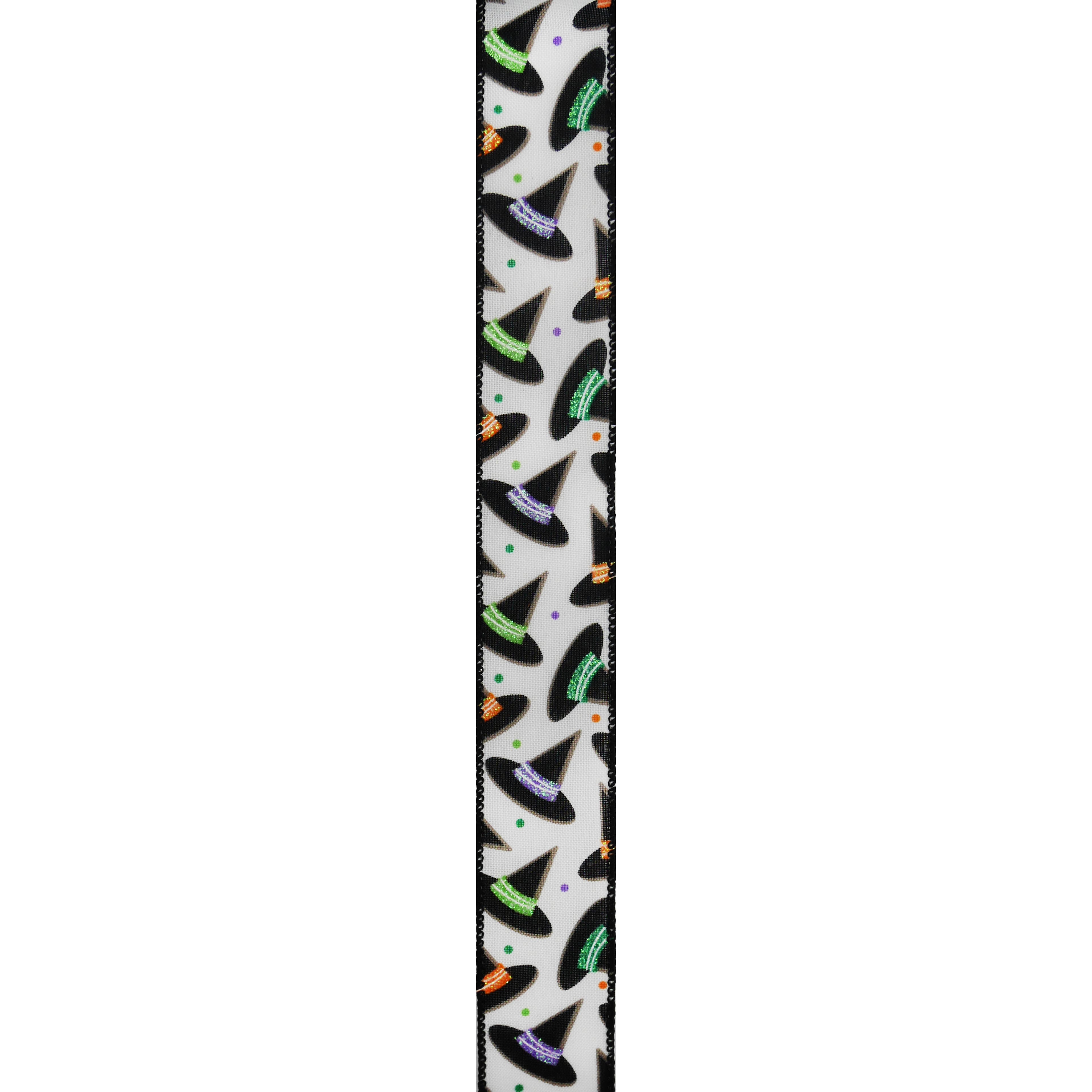 1.5&#x22; x 10yd. Witch Hat Toss Wired Taffeta Ribbon by Celebrate It&#xAE; Halloween