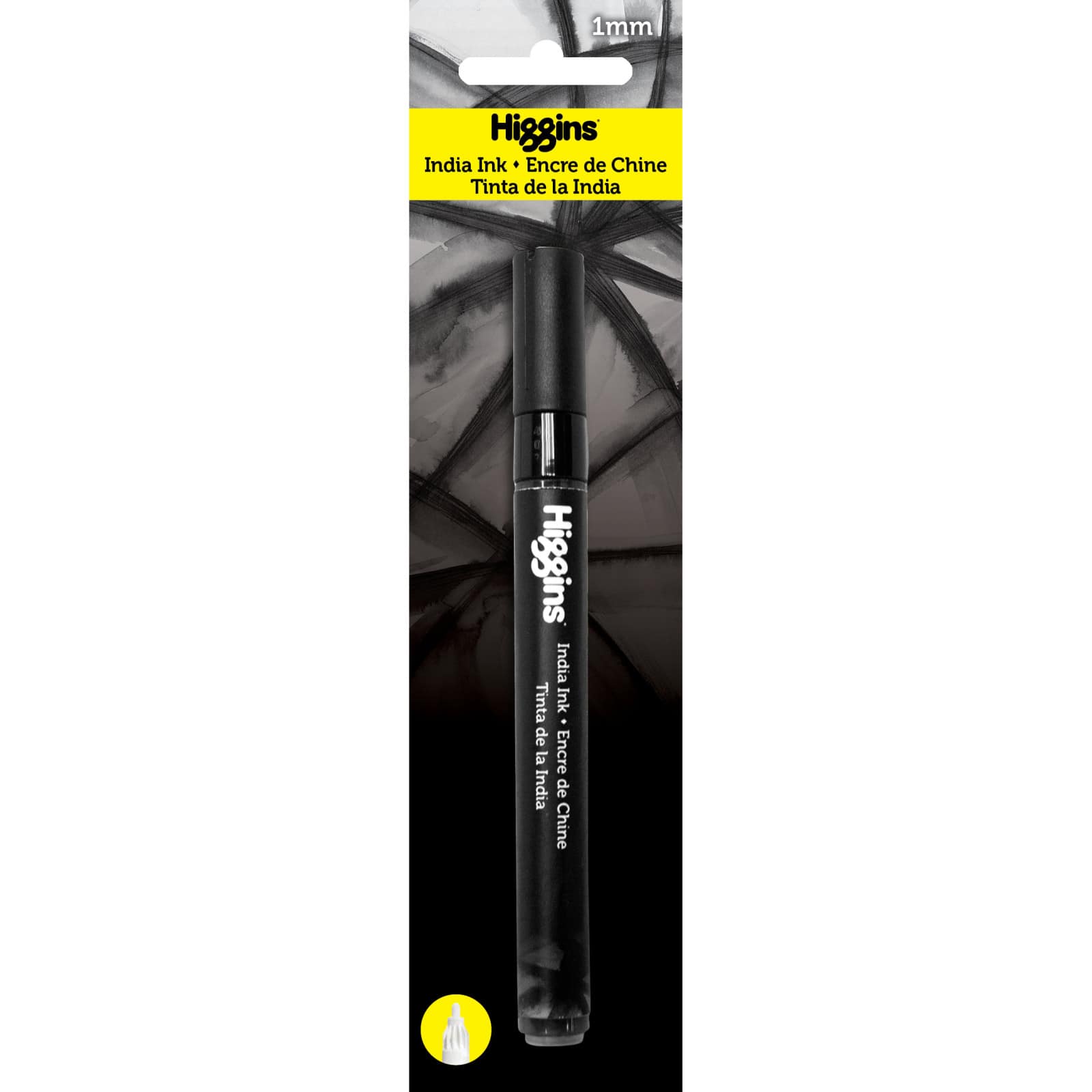 Higgins® India Ink Round Tip Softliner Pump Marker, 1mm