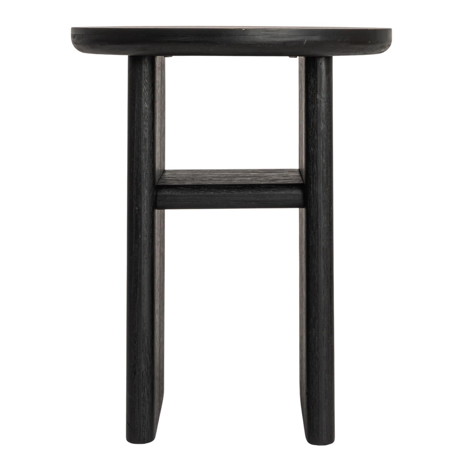 Hello Honey&#xAE; Black Sturdy Fir Wood Side Table