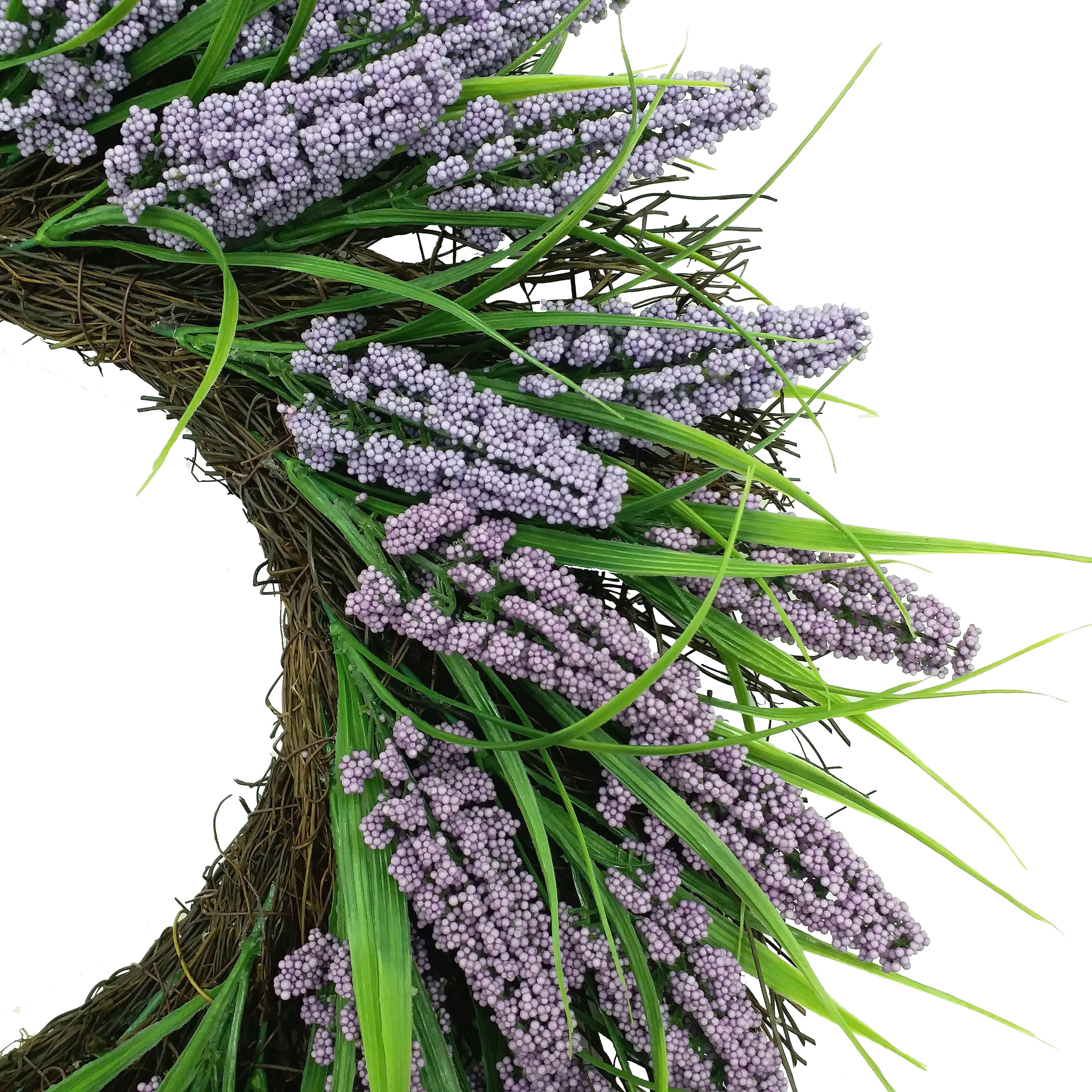 22&#x22; Purple Heather Wreath by Ashland&#xAE;