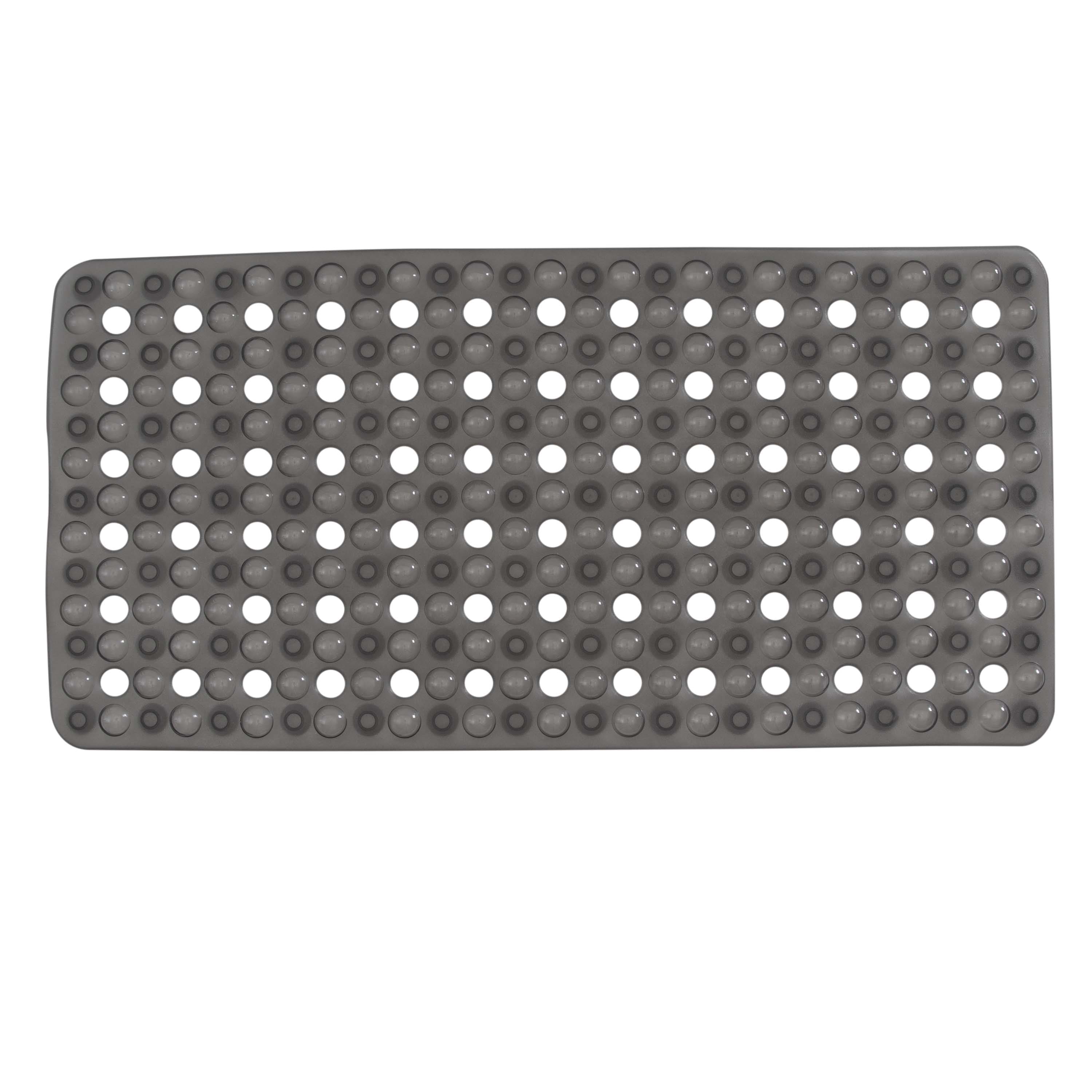 Smoke Non-Slip Bubble Texture Bath Mat