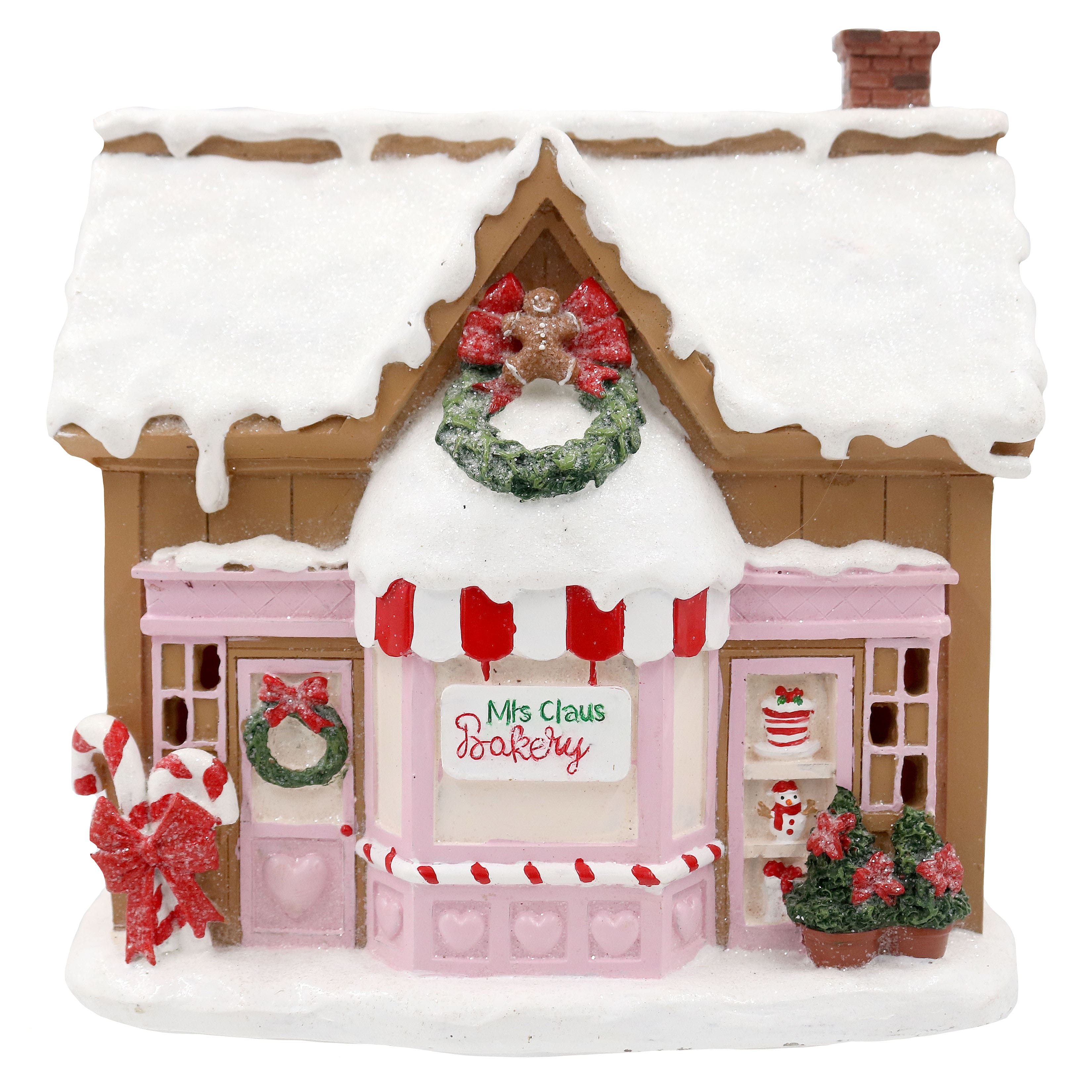 Mini LED Mrs. Claus Bakery Decoration by Ashland&#xAE;