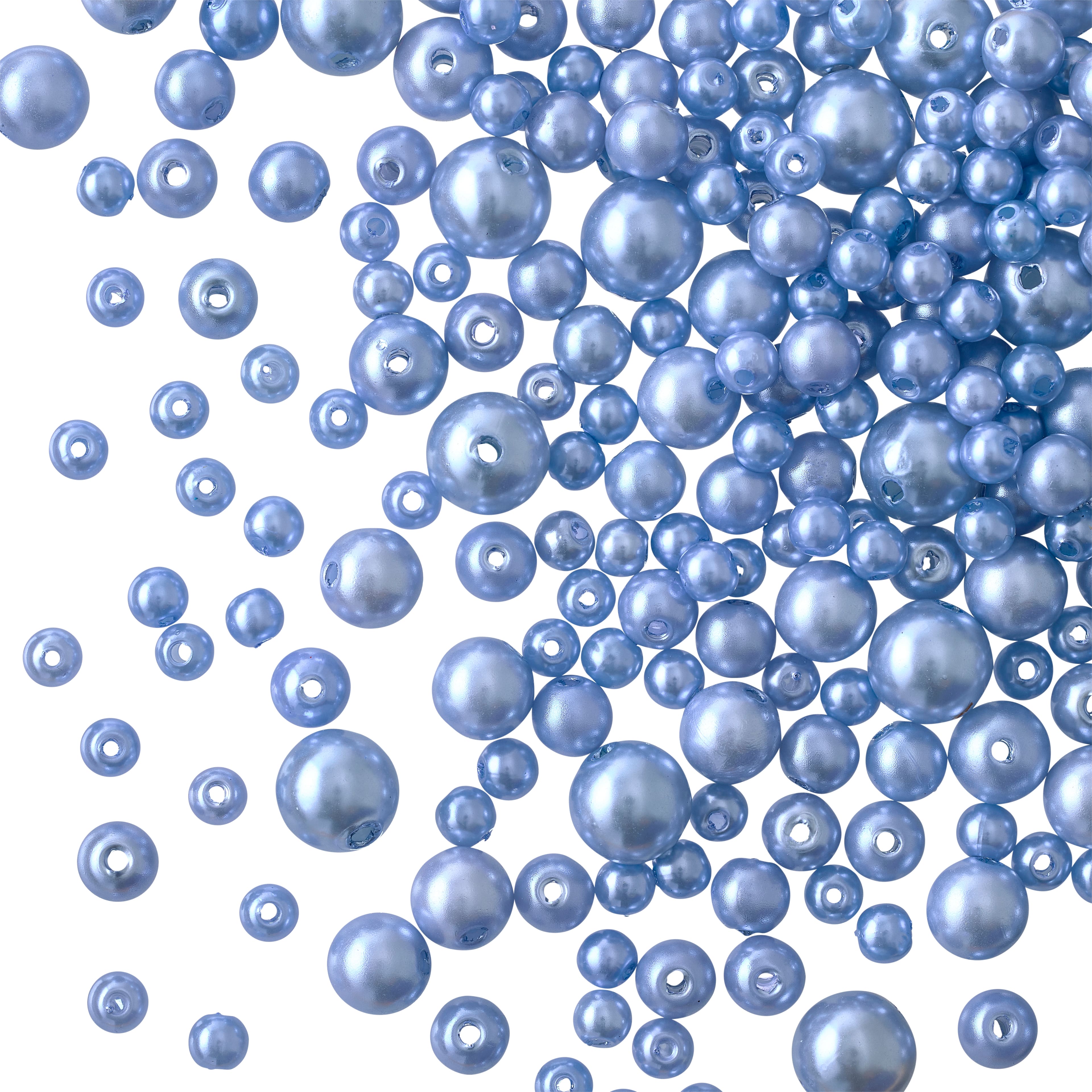 Plastic Round Pearl Beads by Bead Landing™