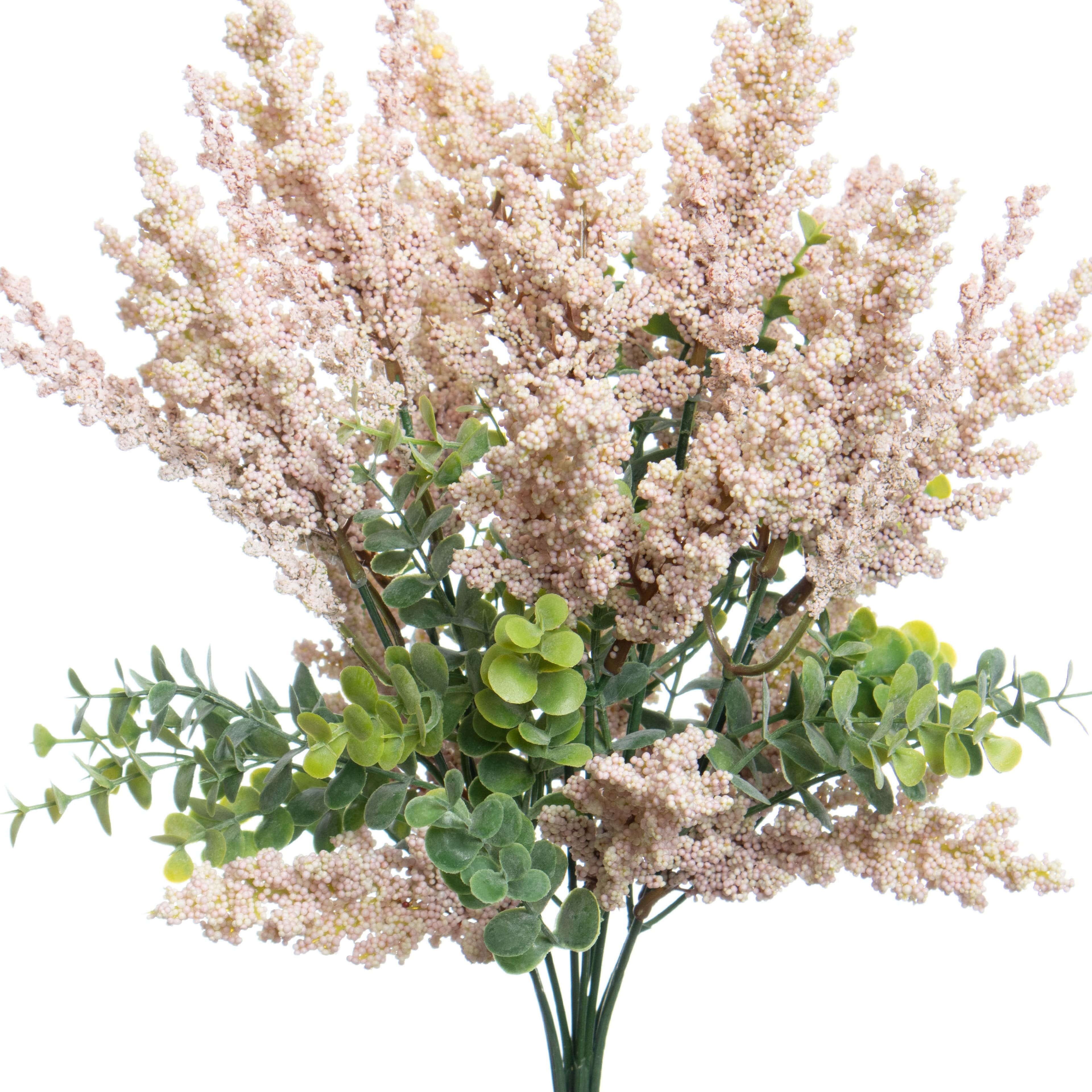 15" Pink Heather & Eucalyptus Bush by Ashland®