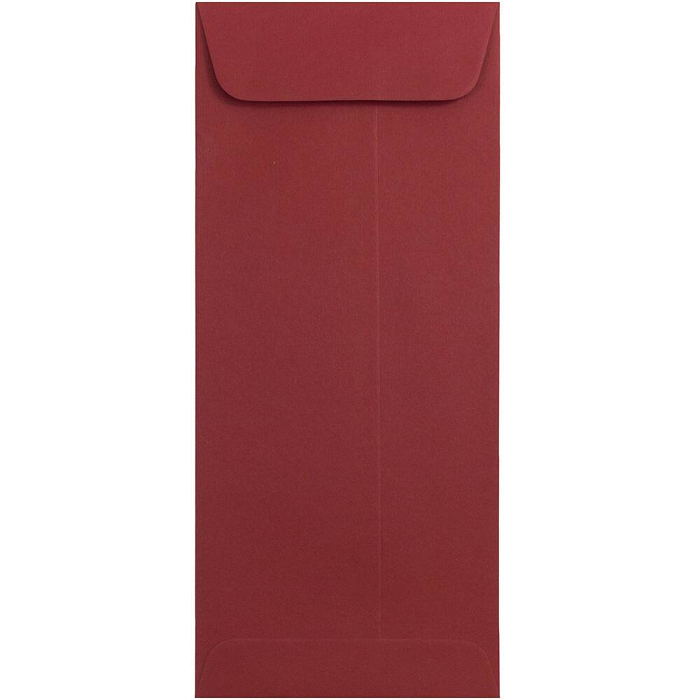 JAM Paper 4.125&#x22; x 9.5&#x22; Dark Red Policy Business Premium Envelopes