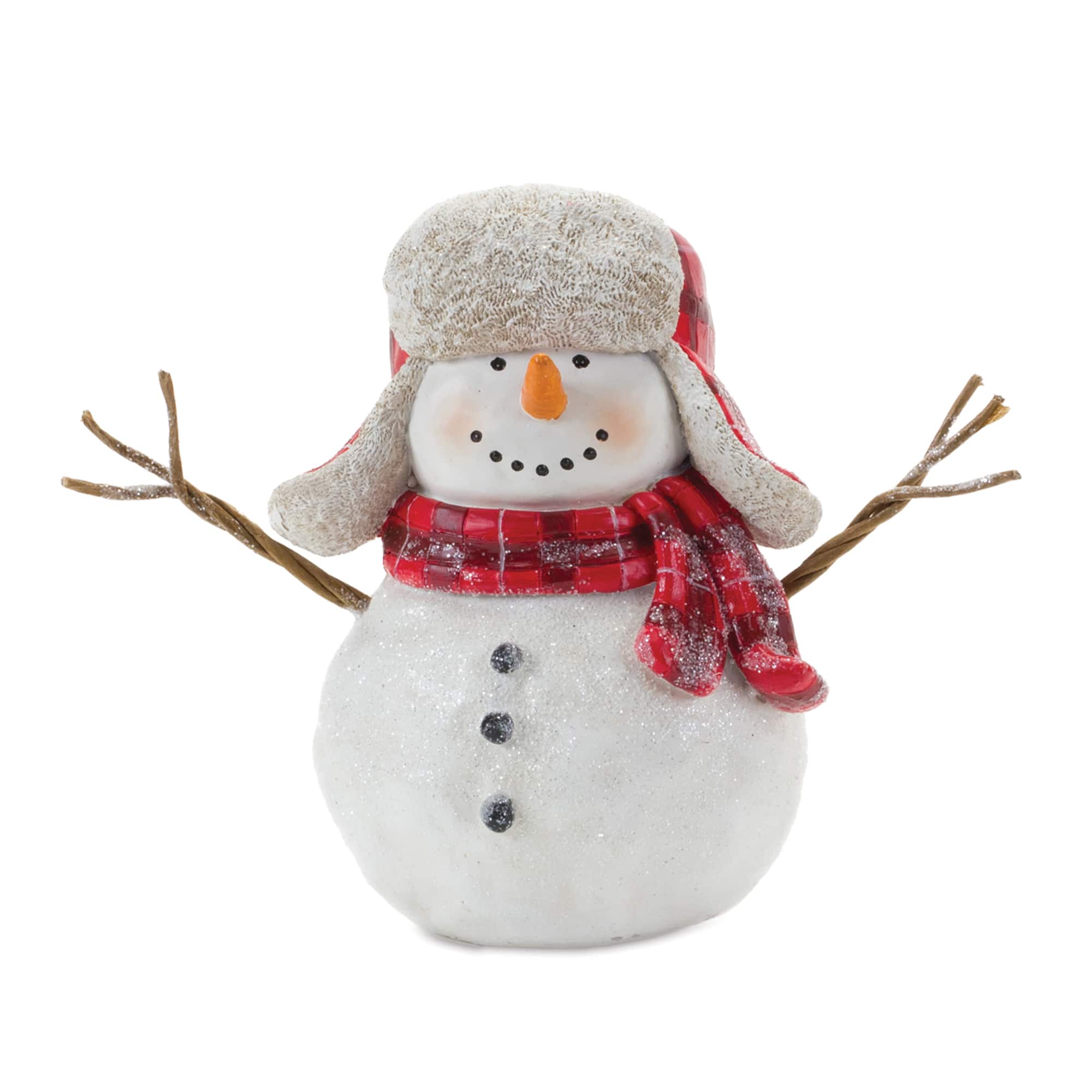 6&#x22; Snowman with Scarf Figurine Set