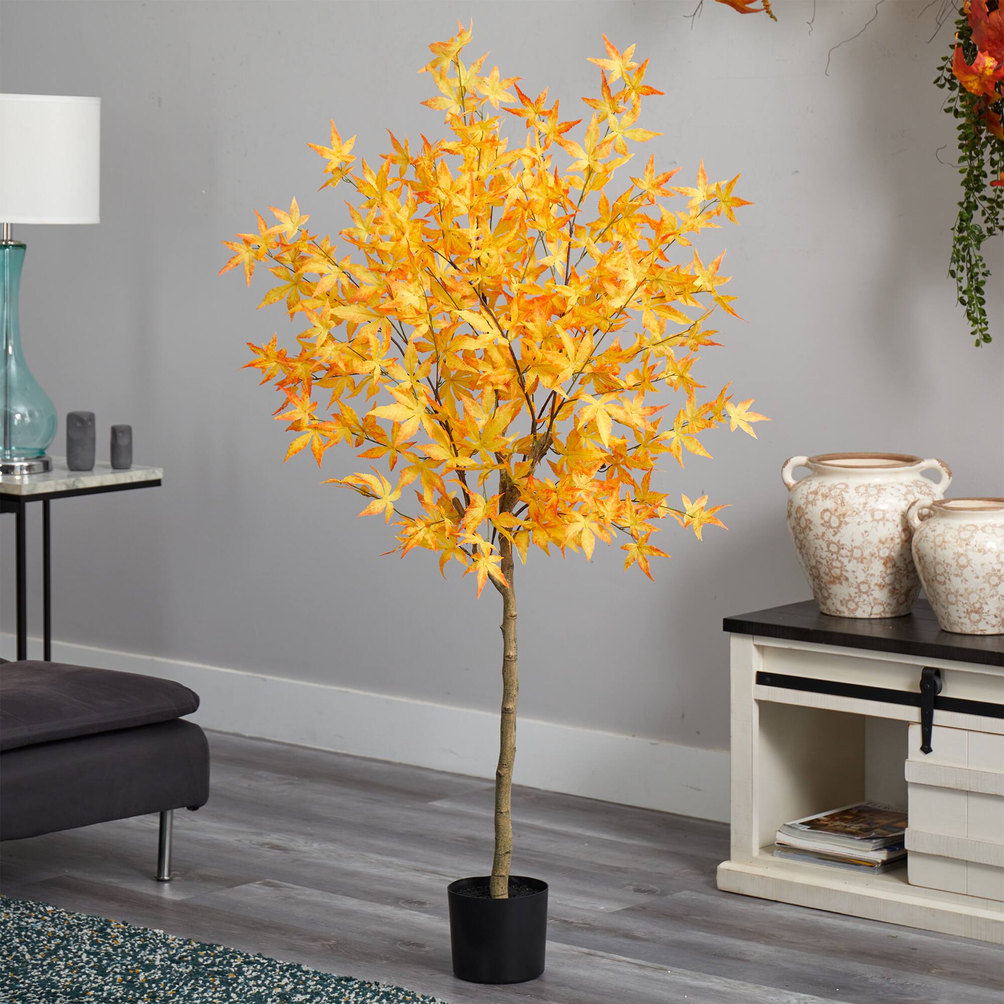 5ft. Yellow Autumn Maple Artificial Fall Tree