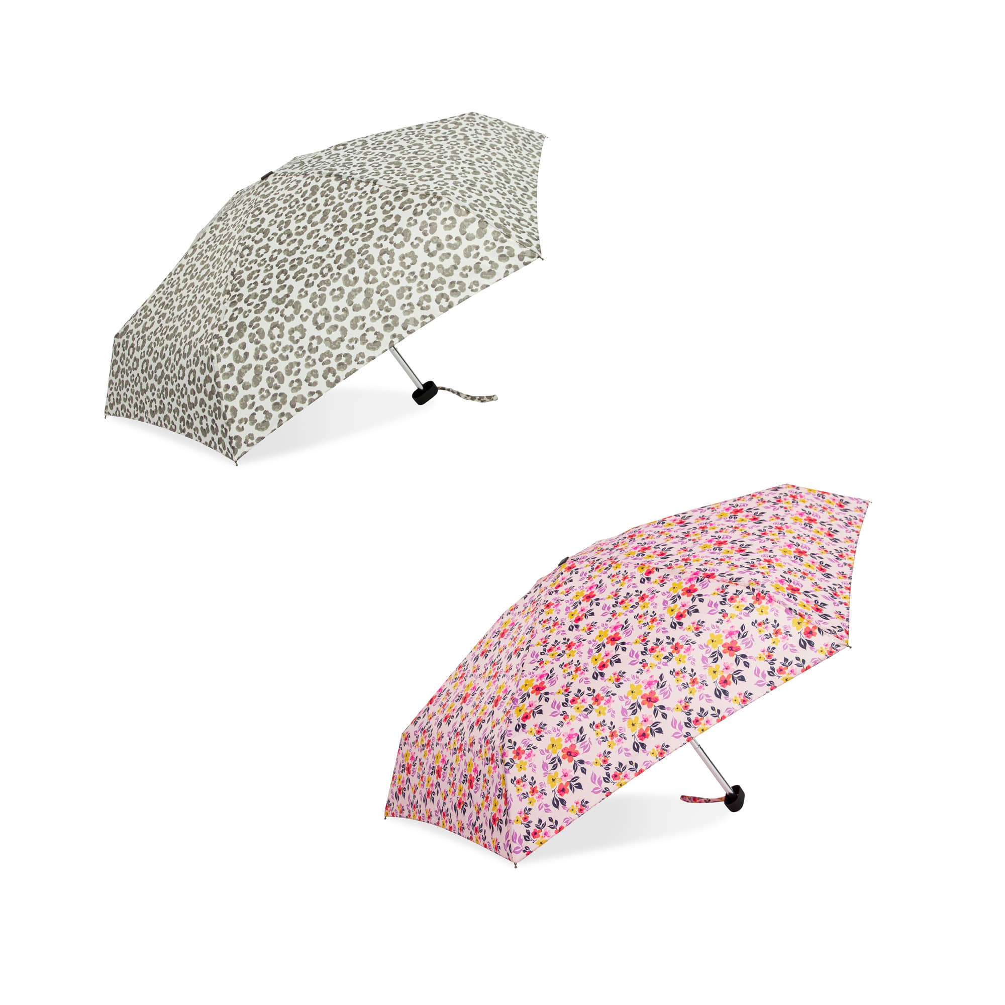 Assorted GoGo 40&#x22; Flat Manual Mini Compact Umbrella, 1pc.