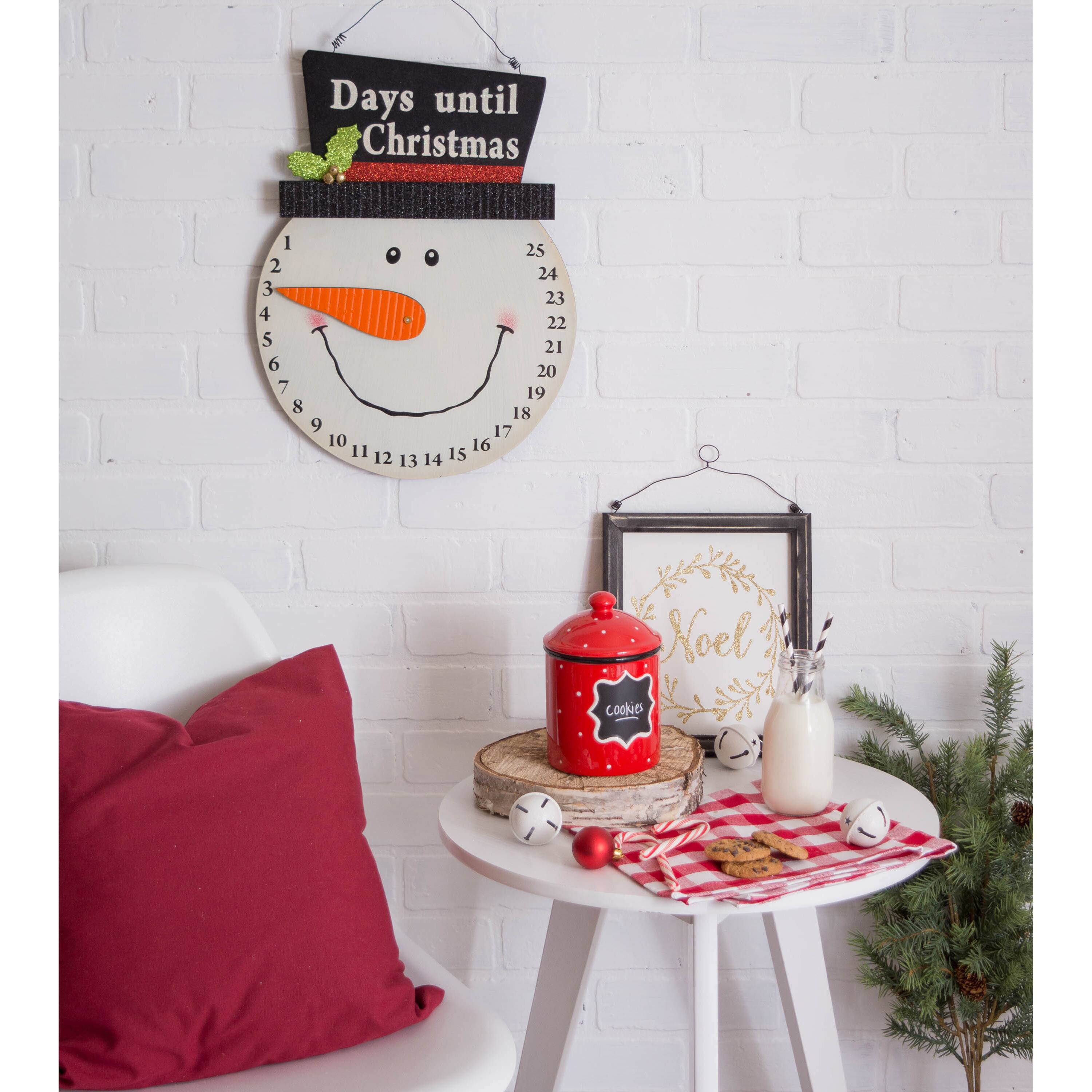 DII&#xAE; Snowman Days Til Christmas Hanging Sign