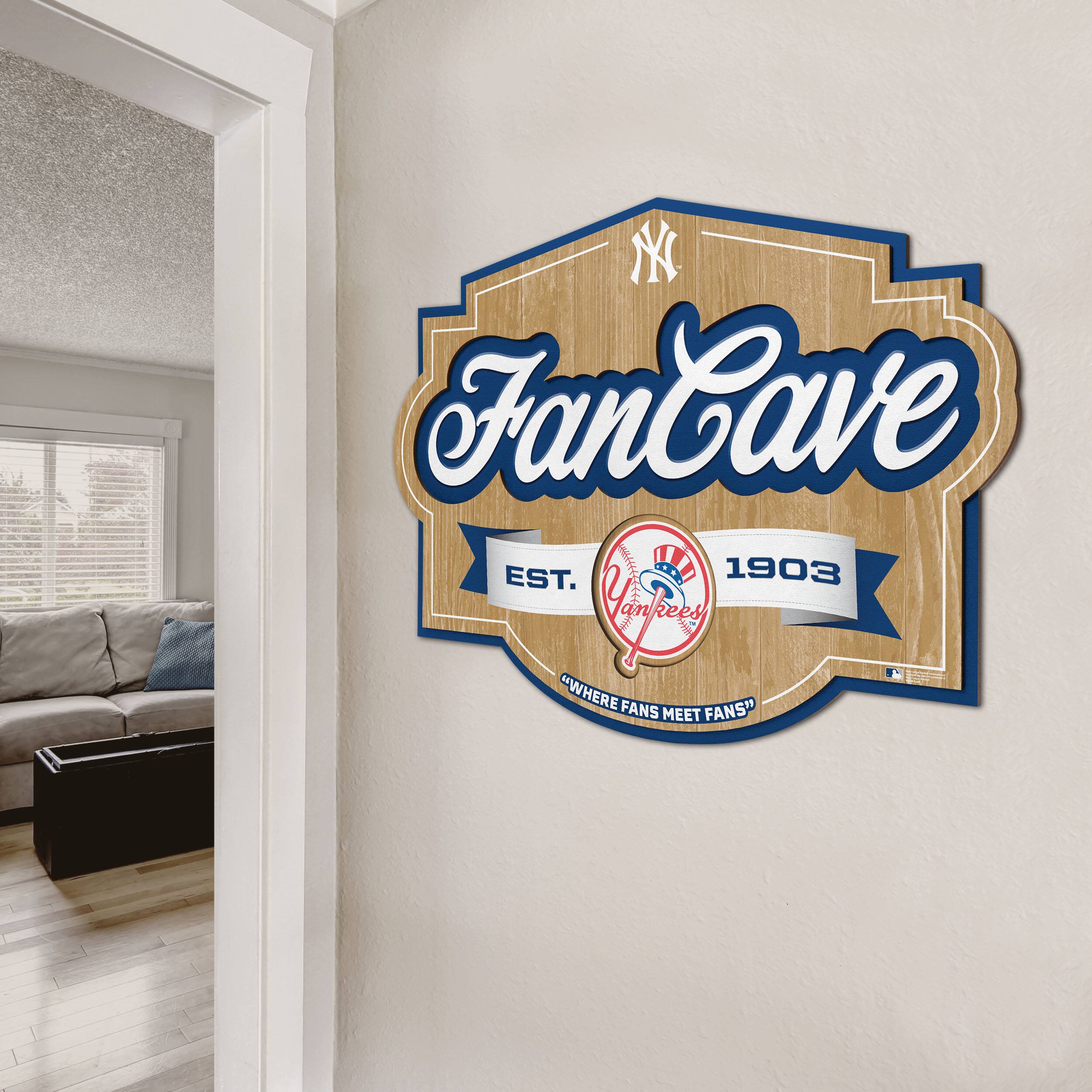 MLB Fan Cave Sign