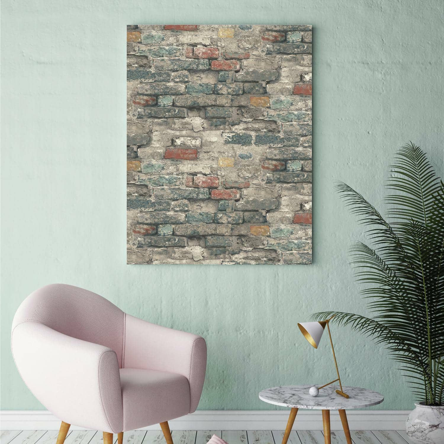 RoomMates Brick Alley Peel & Stick Wallpaper