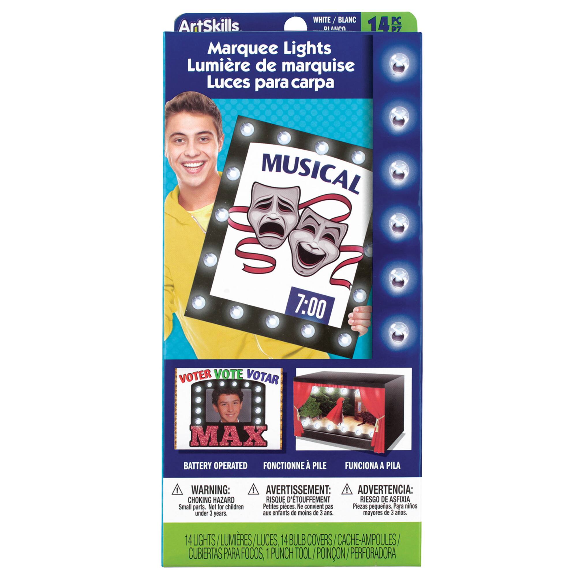 ArtSkills&#xAE; 14ct. White Marquee String Lights