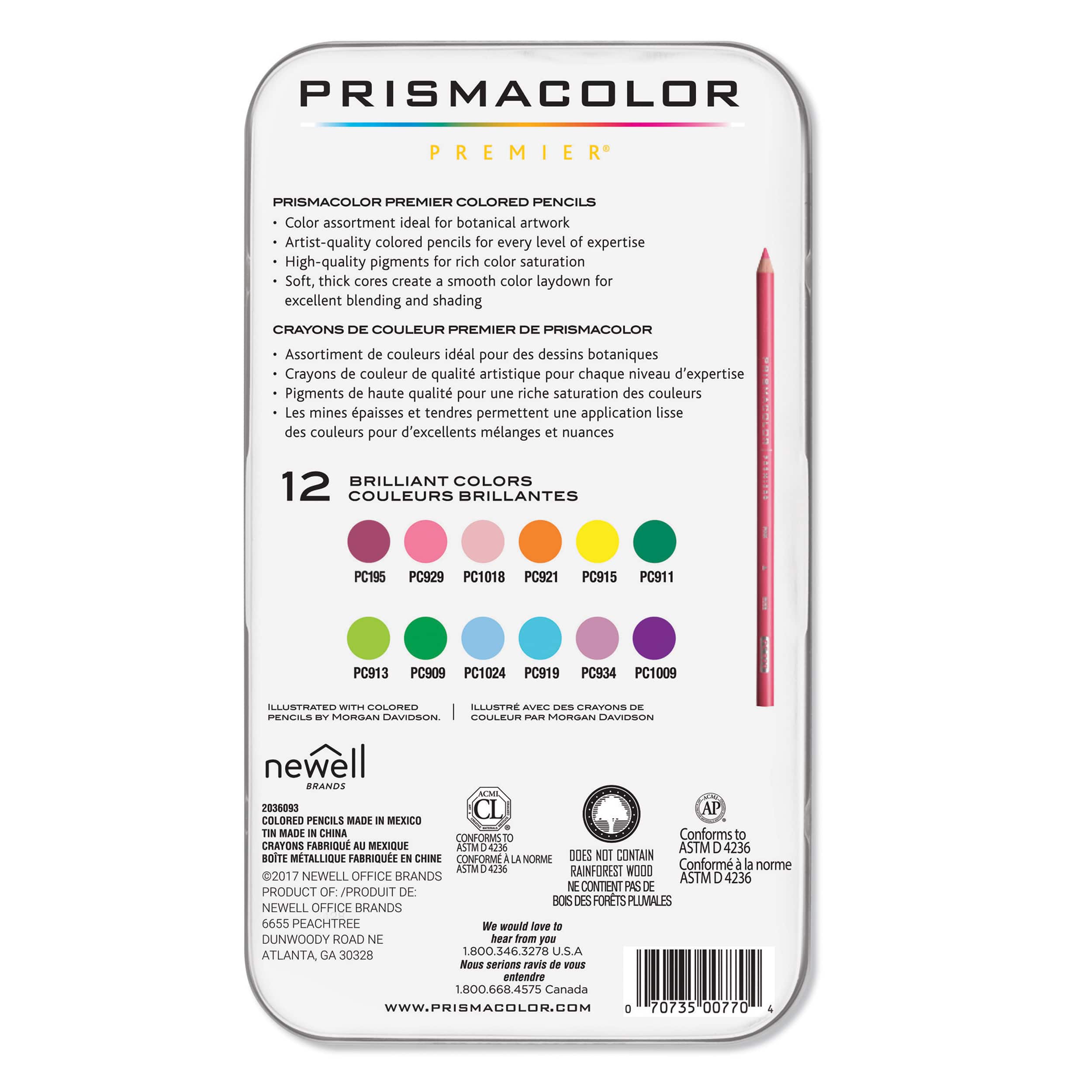 Prismacolor&#xAE; Premier&#xAE; Botanical Garden Colored Pencil Set