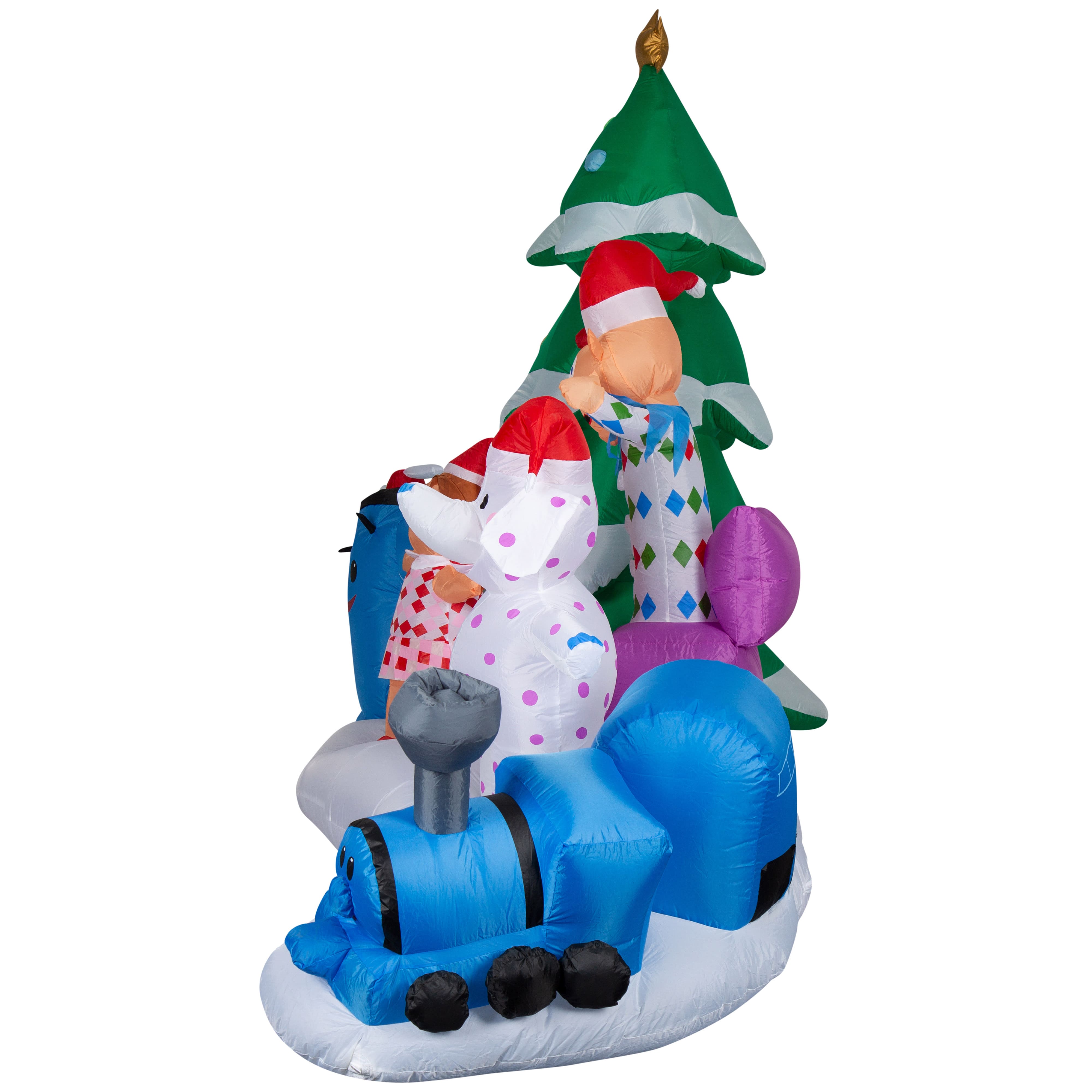 7ft. Airblown&#xAE; Inflatable Christmas Misfit Toys Scene