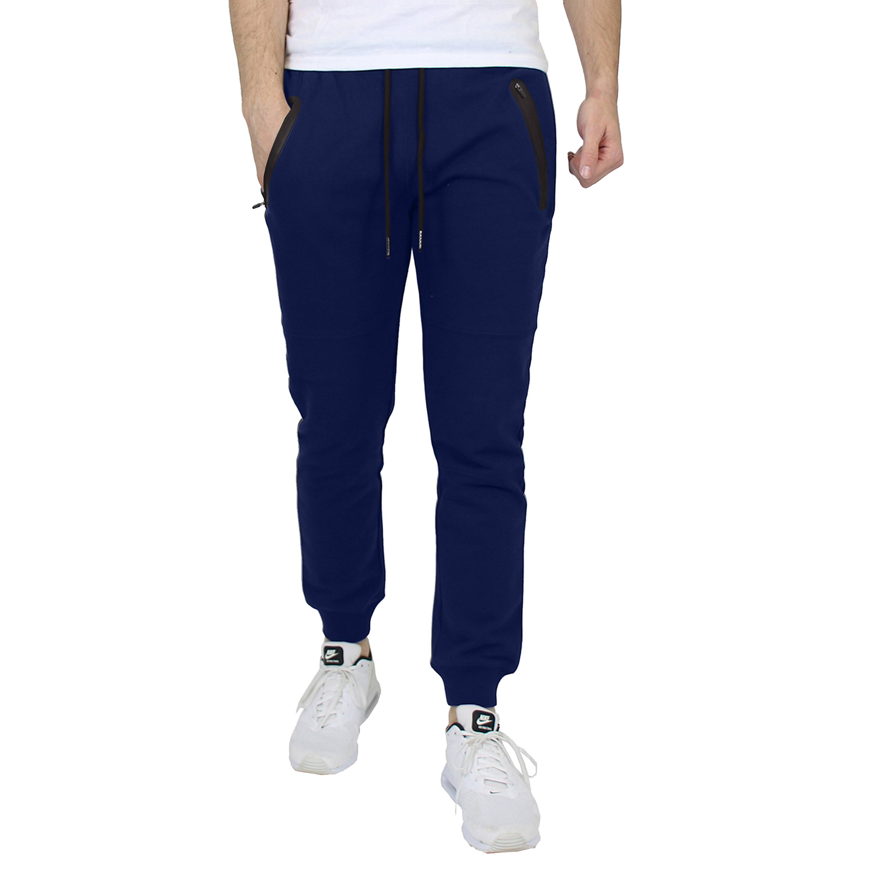 Galaxy by Harvic Men’s Slim Fit Fleece Jogger Sweatpants