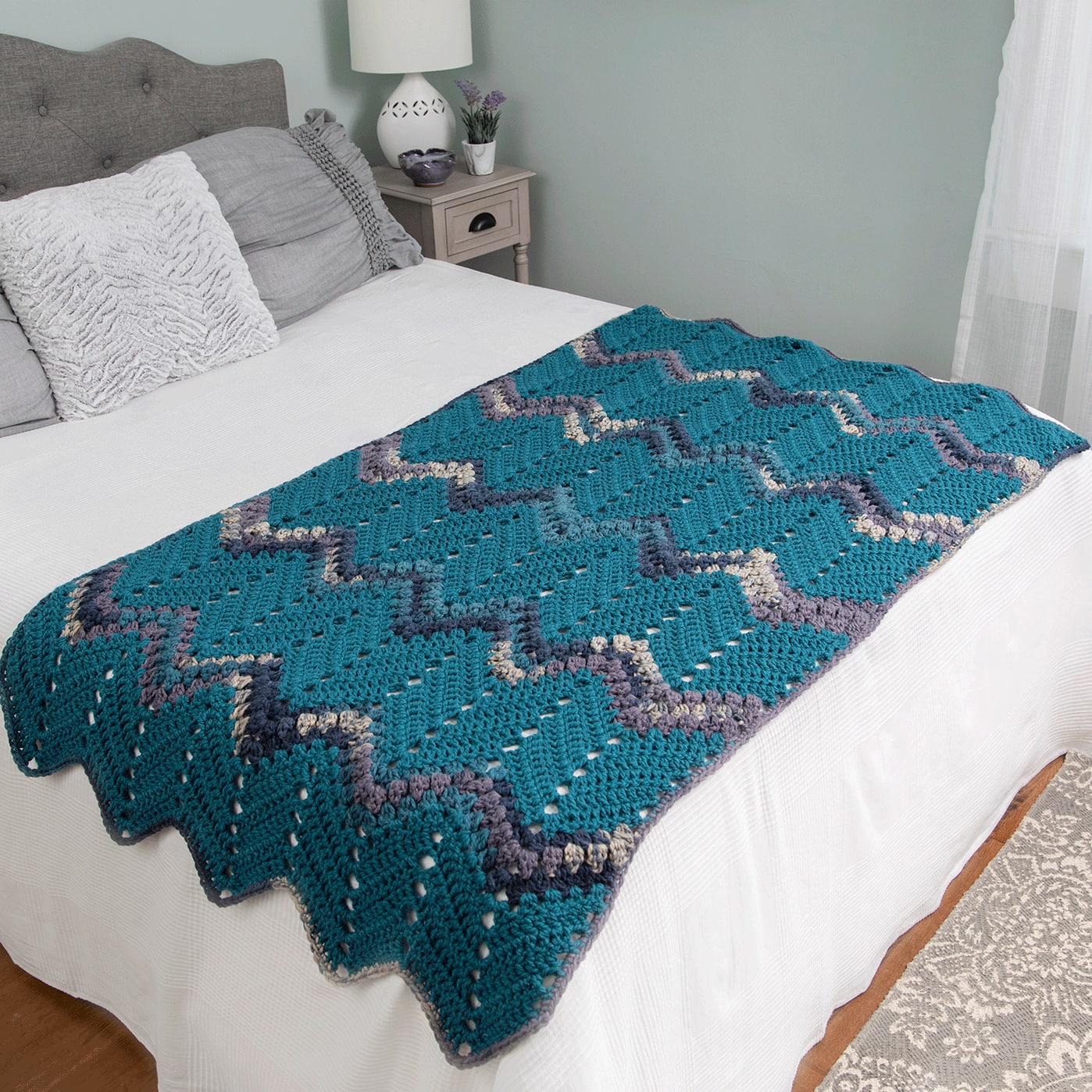 Loops Threads Charisma Big Crochet Chevron Throw loops-threads-charisma-big-crochet-chevron-throw