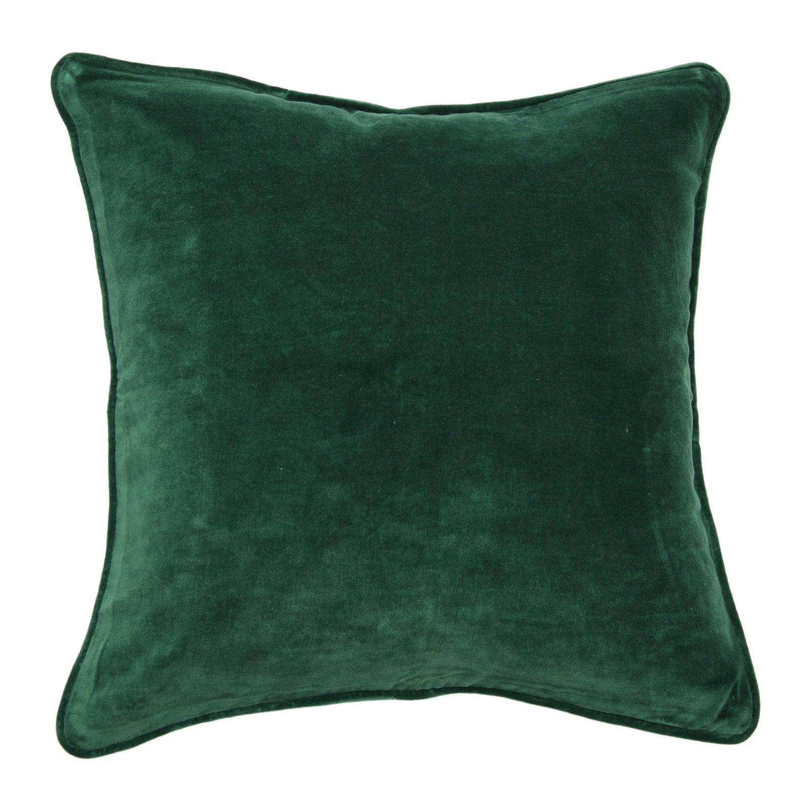 20" Square Velvet Pillow Cover with Piping